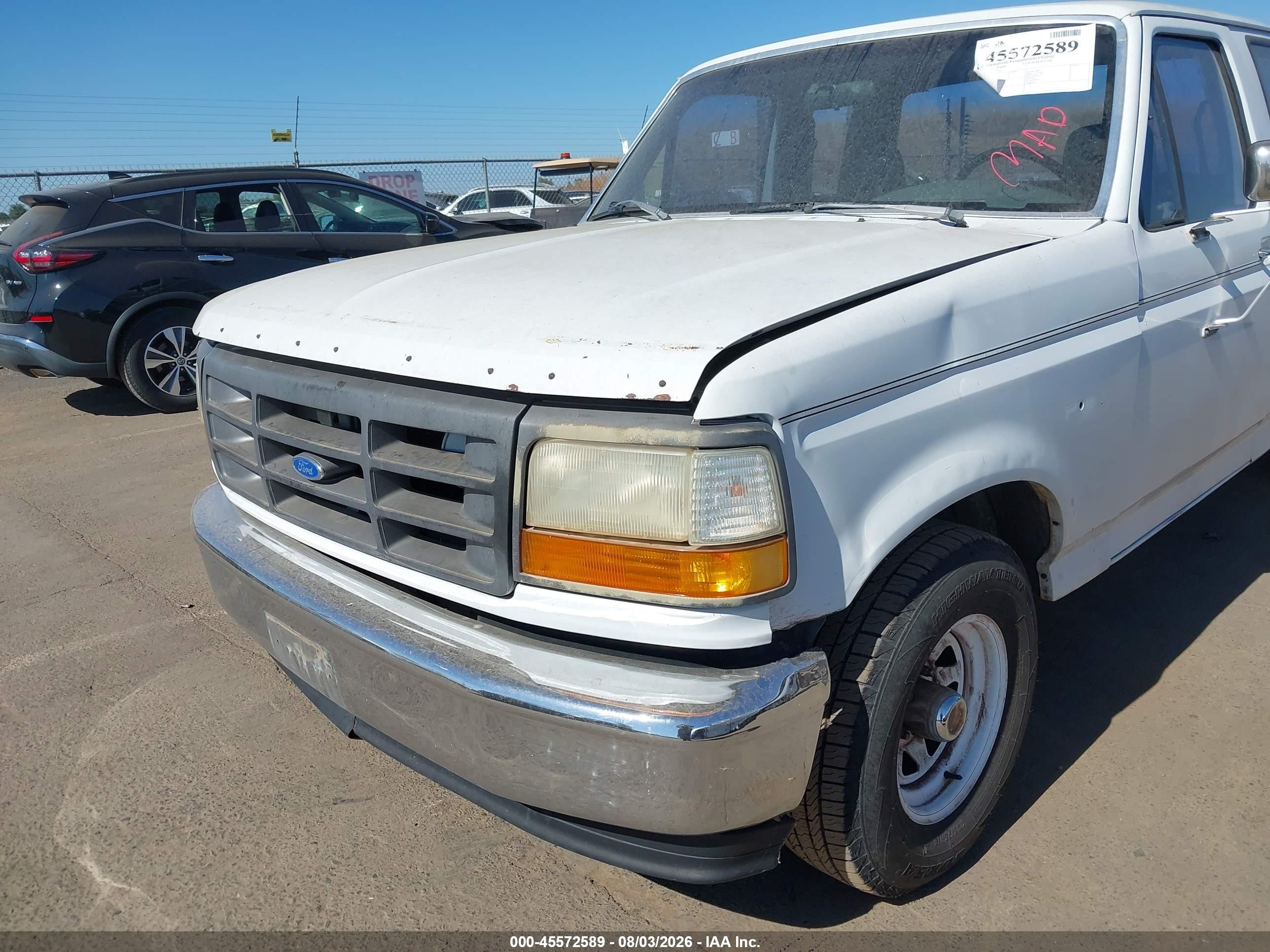 1993 Ford F150   White vin: 1FTEX15N2PKA48397