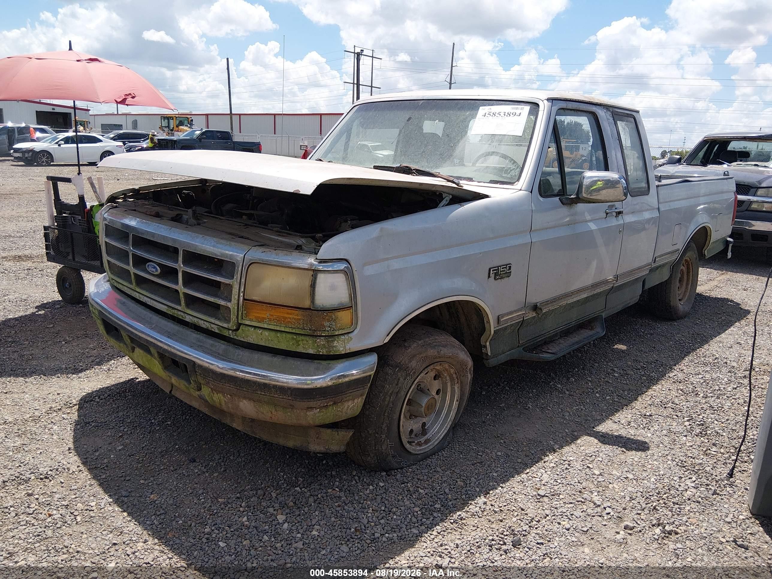 1996 Ford F150   Серебряный vin: 1FTEX15N2TKA05432
