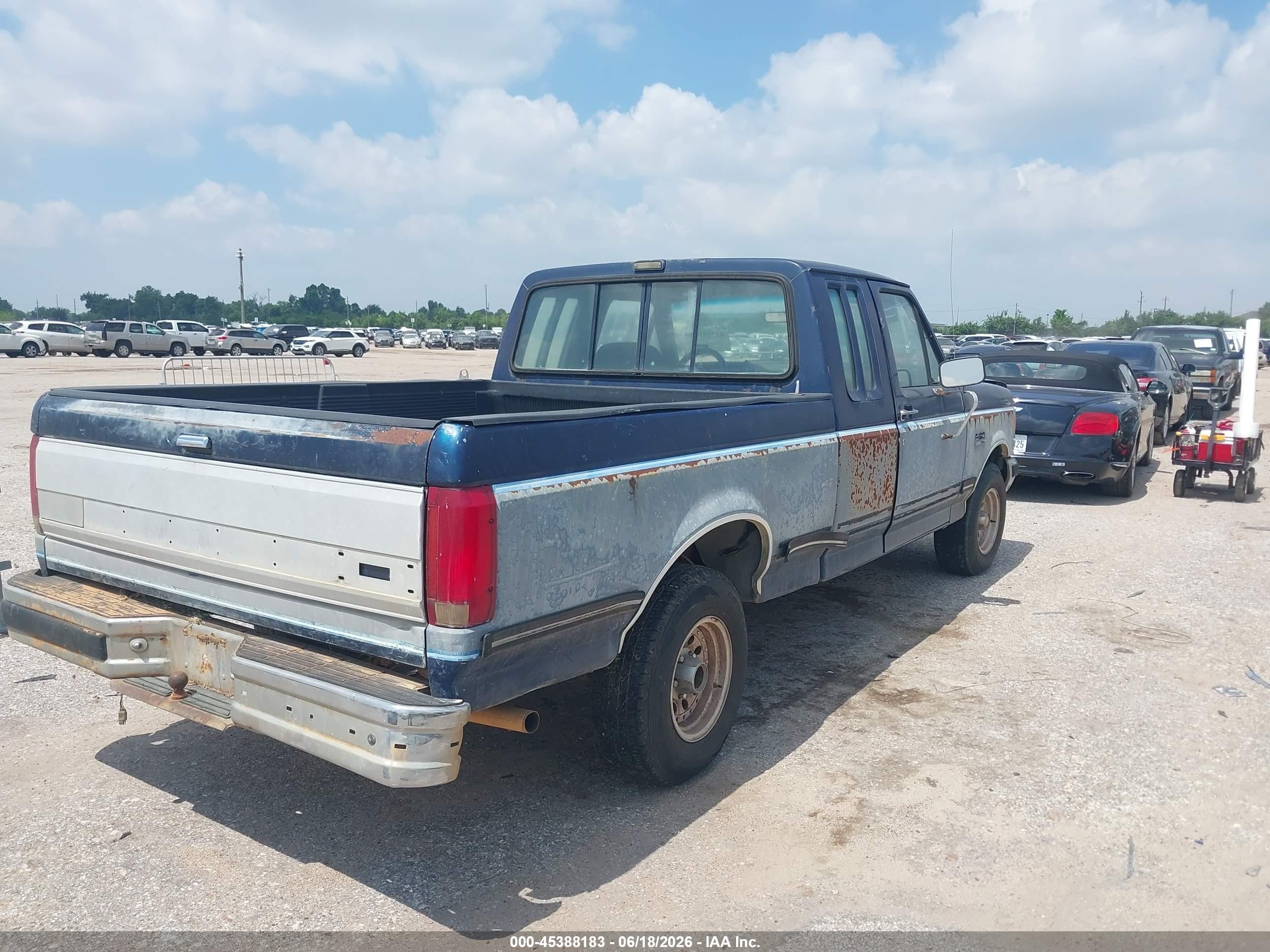 1991 Ford F150   Blue vin: 1FTEX15N3MKB01099
