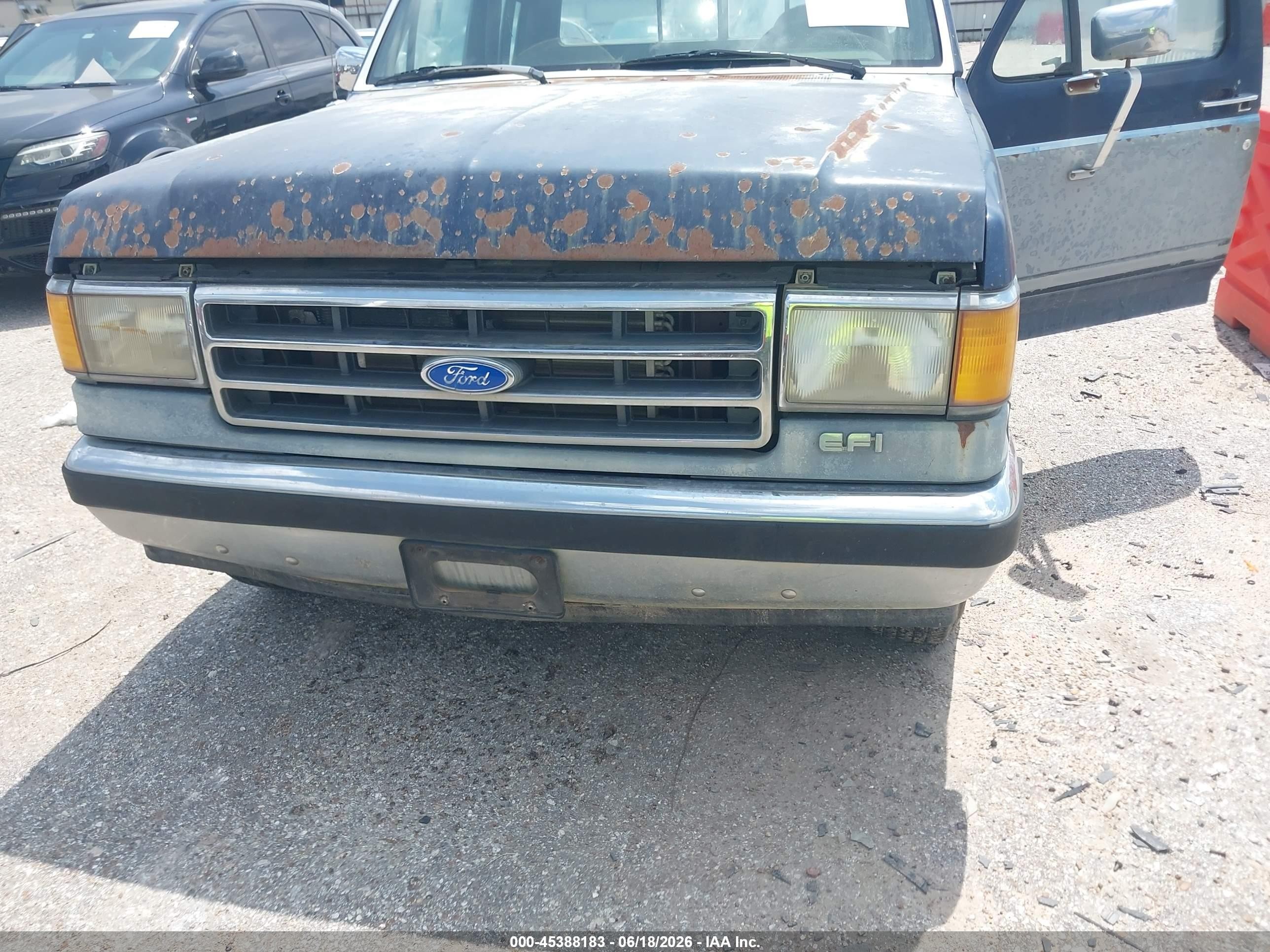 1991 Ford F150   Blue vin: 1FTEX15N3MKB01099