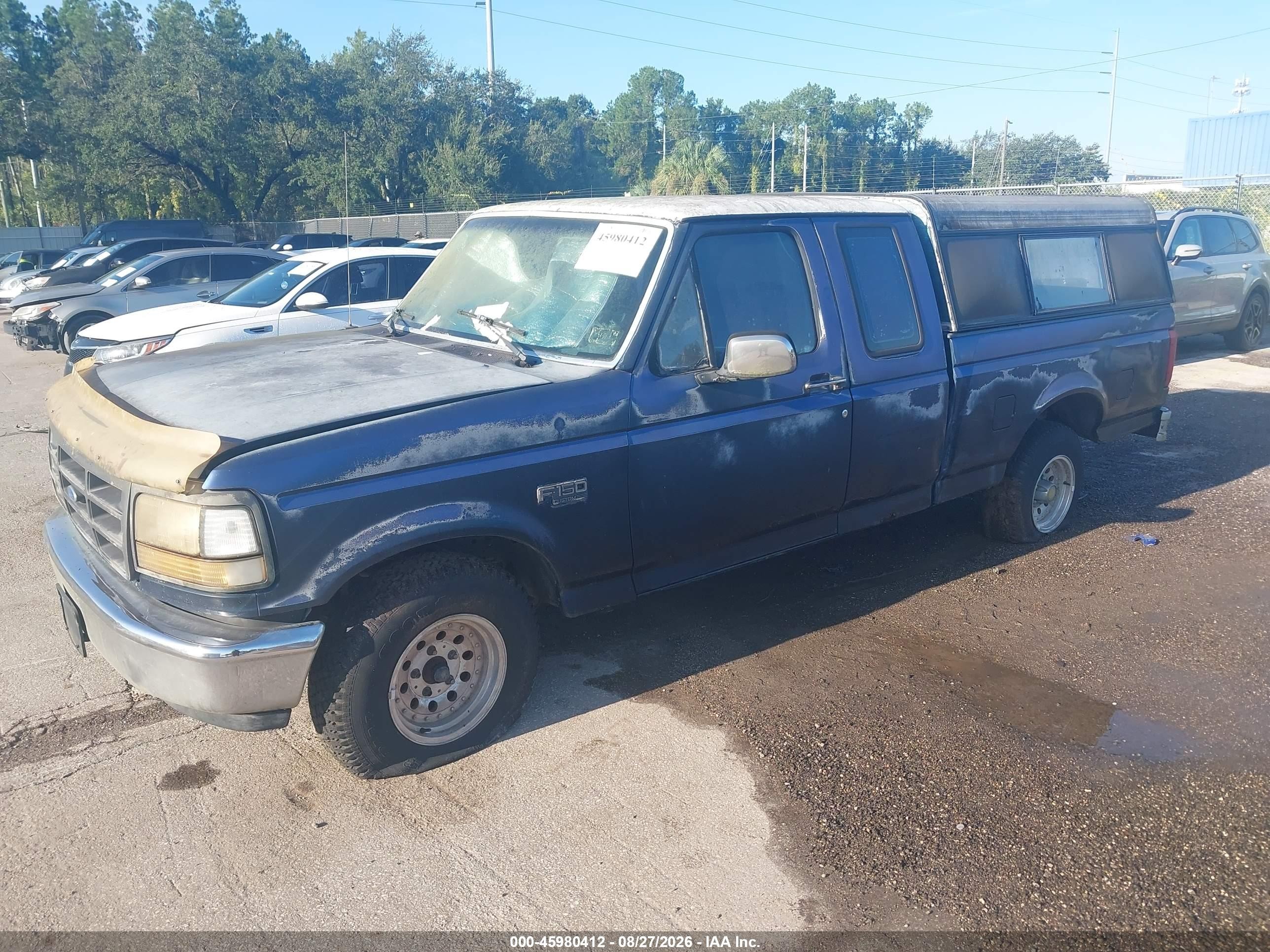 1992 Ford F150   Blue vin: 1FTEX15N3NKA10223