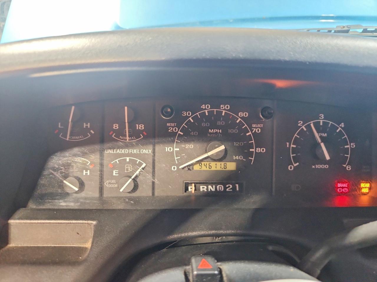 1992 Ford F150 Blue vin: 1FTEX15N3NKA21528