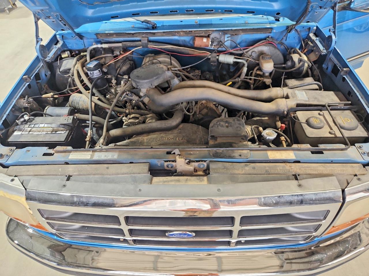 1992 Ford F150 Blue vin: 1FTEX15N3NKA21528