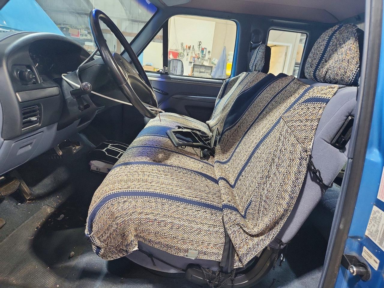 1992 Ford F150 Blue vin: 1FTEX15N3NKA21528