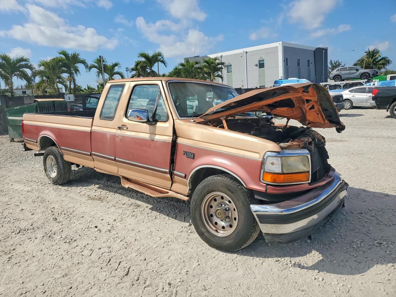 1995 Ford F150 Brown vin: 1FTEX15N3SKA03106