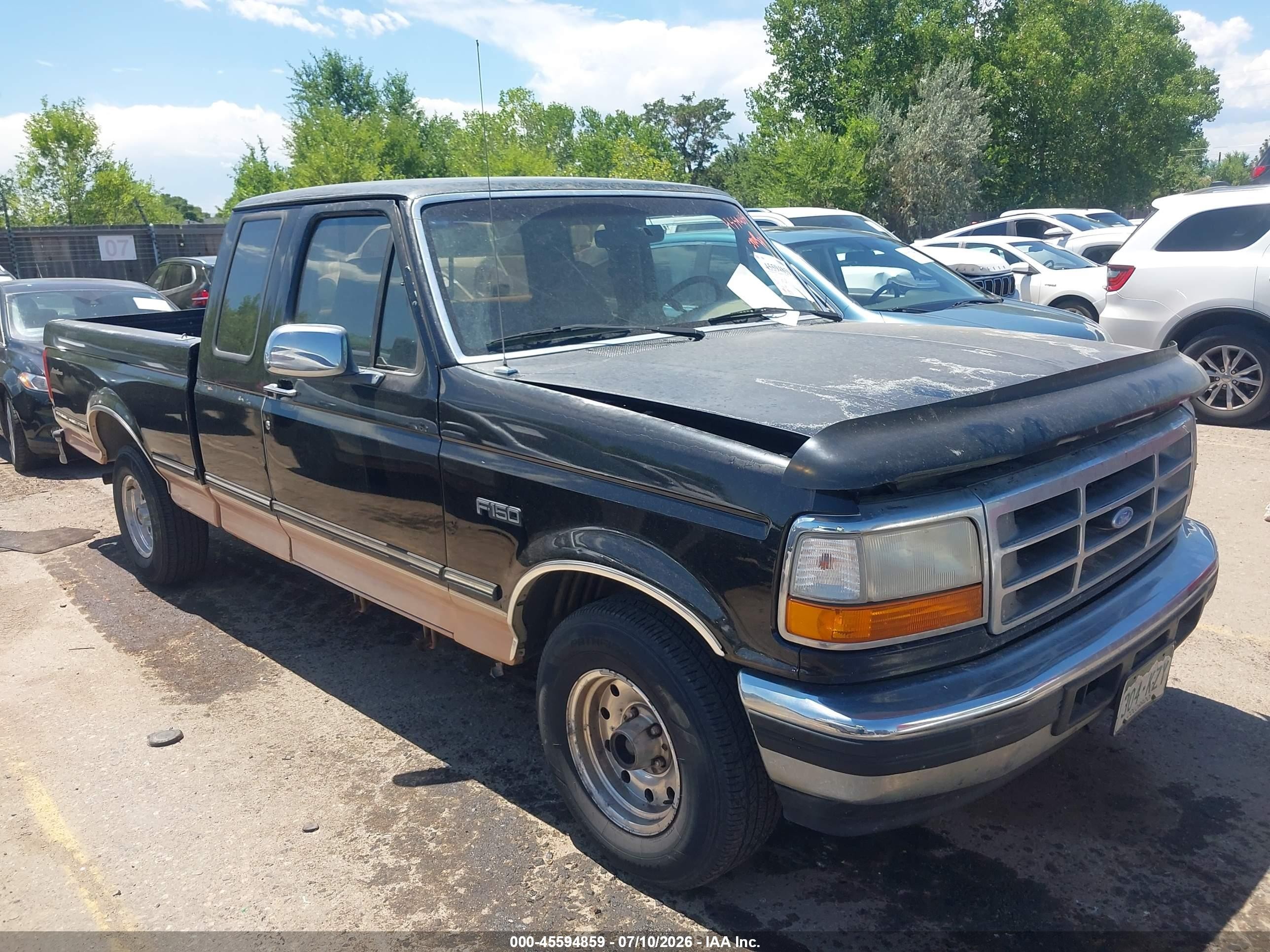1995 Ford F150   Черный vin: 1FTEX15N5SKA65543