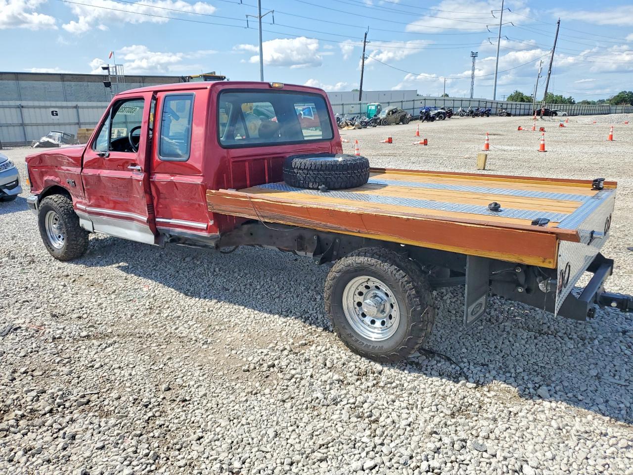 1993 Ford F150 Burgundy vin: 1FTEX15N6PKA15242