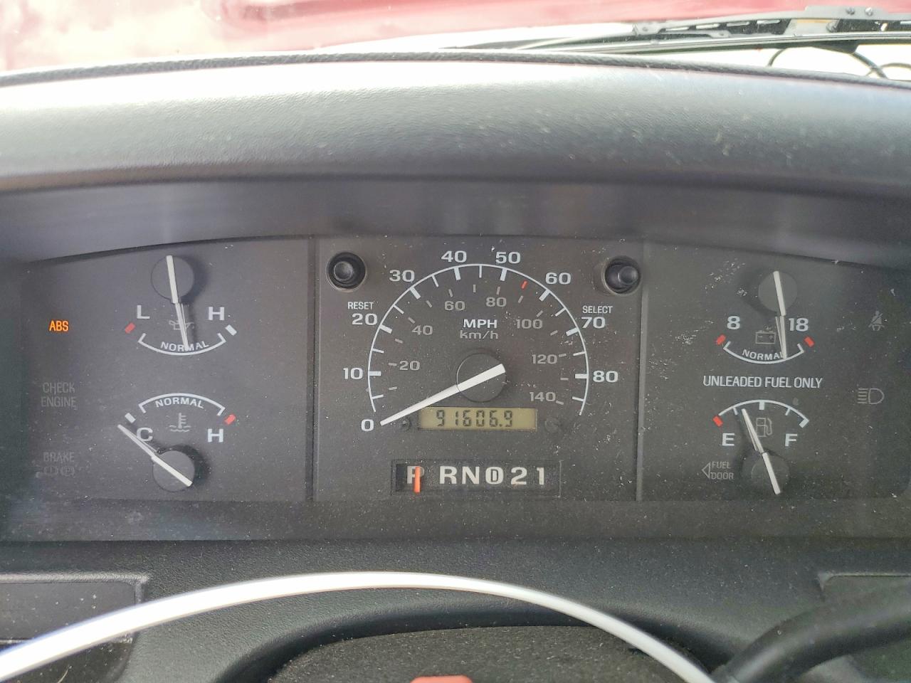 1993 Ford F150 Burgundy vin: 1FTEX15N6PKA15242