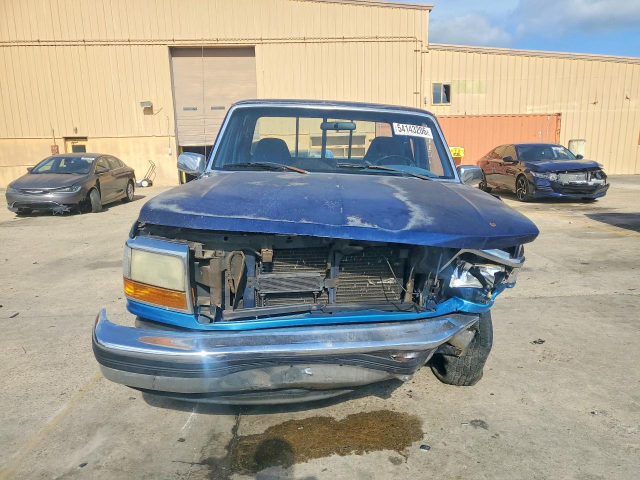 1995 Ford F150 Blue vin: 1FTEX15N6SKB89319