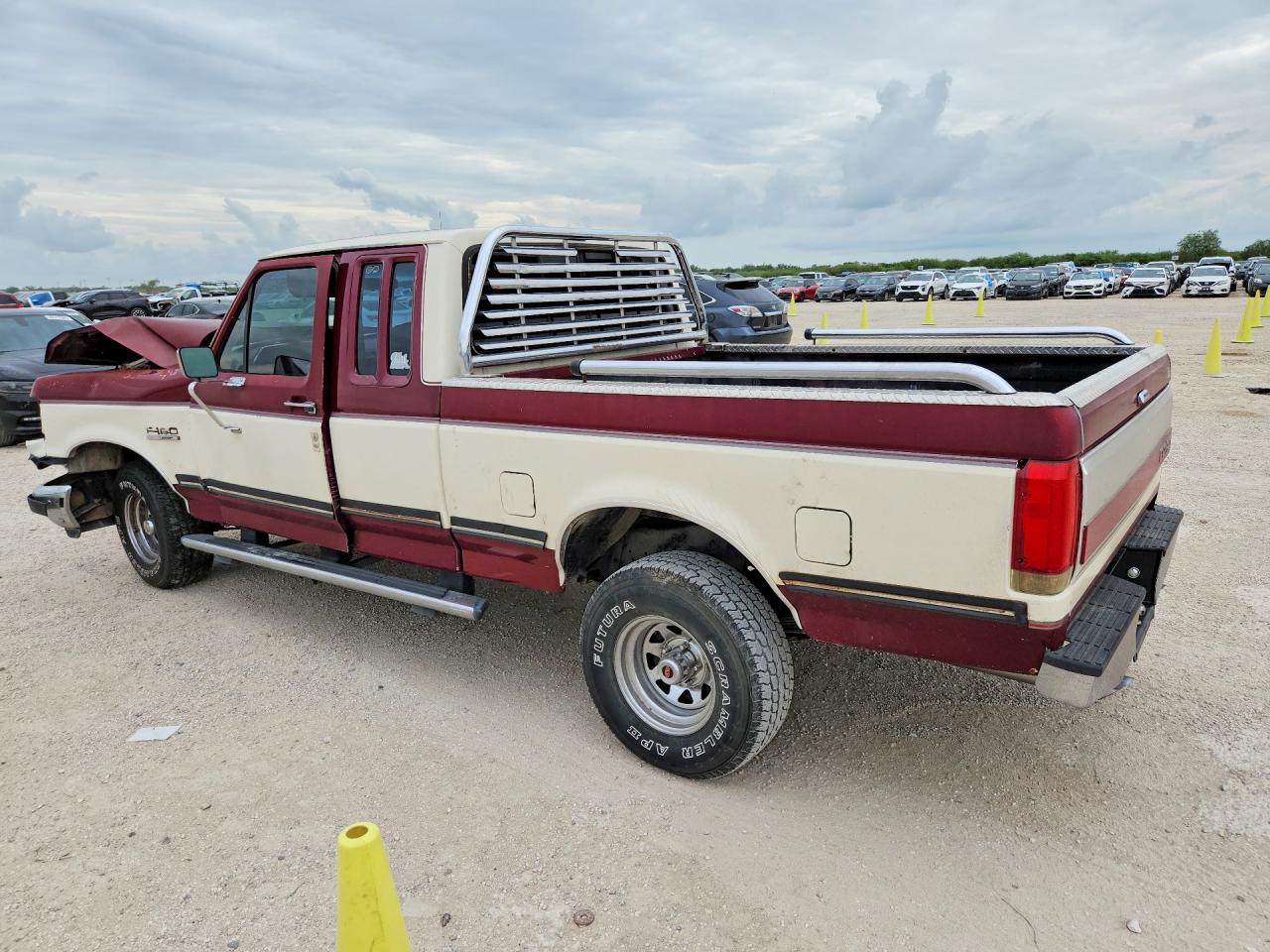 1989 Ford F150 Burgundy vin: 1FTEX15N7KKB10059