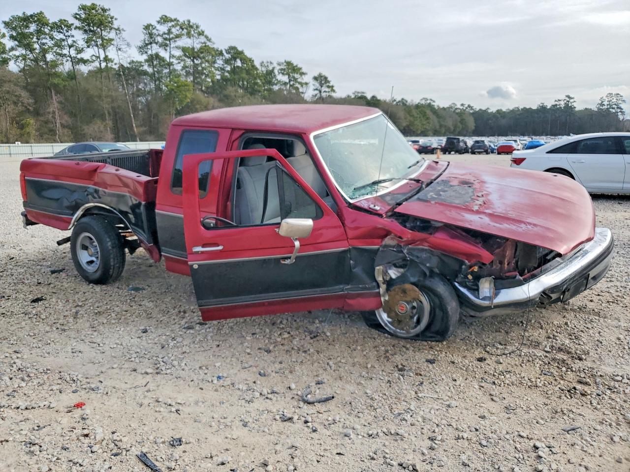 1994 Ford F150 Burgundy vin: 1FTEX15N8RKB93124