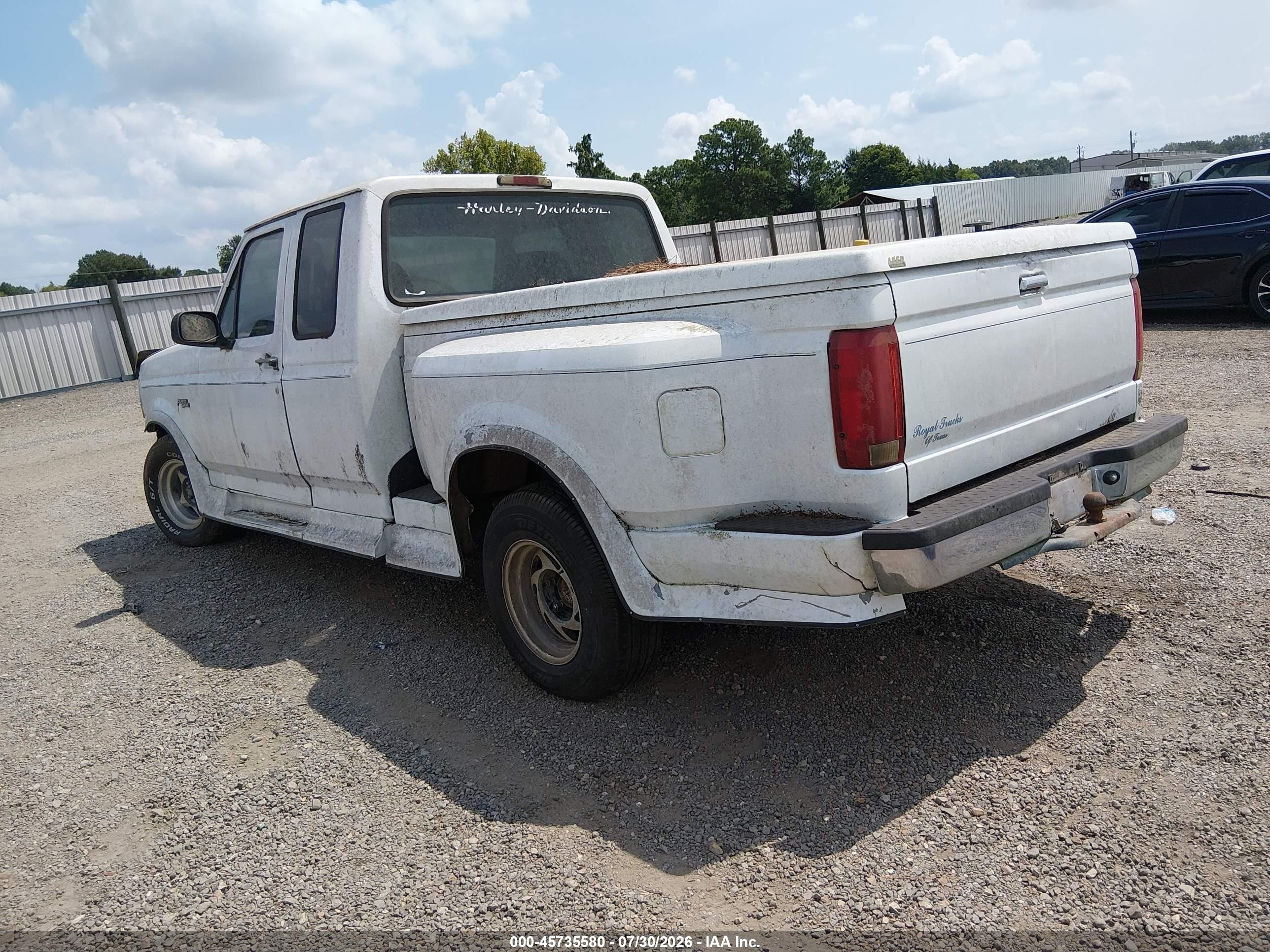 1995 Ford F150   Белый vin: 1FTEX15N8SKC05388