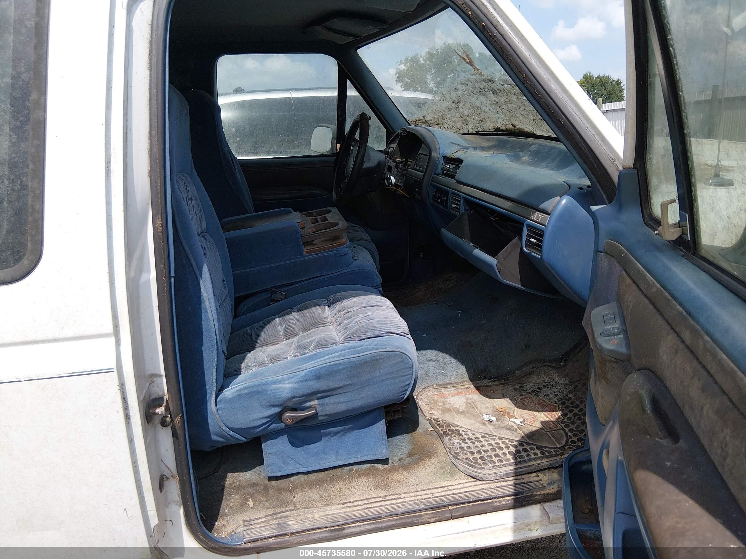 1995 Ford F150   Белый vin: 1FTEX15N8SKC05388