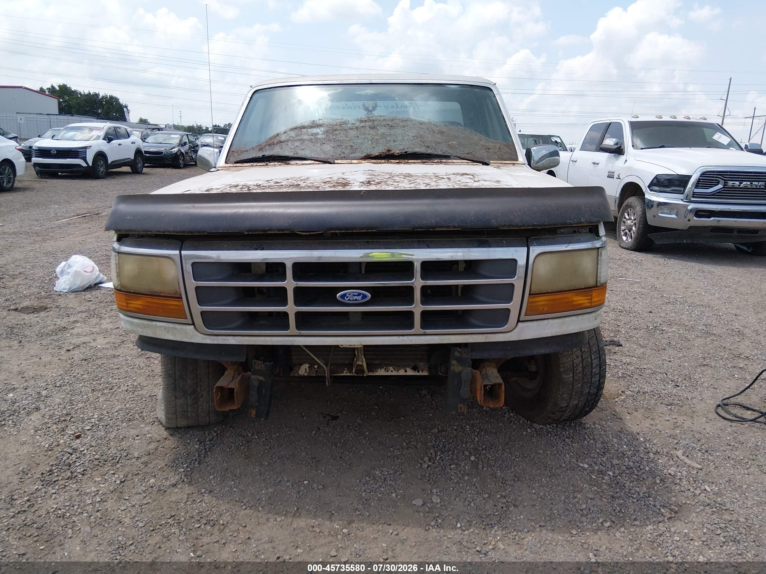 1995 Ford F150   Белый vin: 1FTEX15N8SKC05388