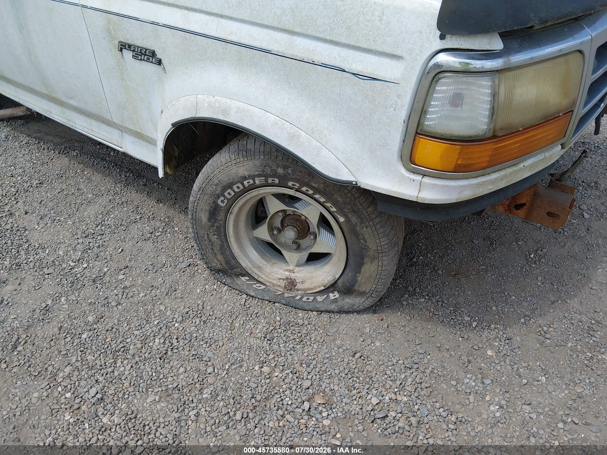 1995 Ford F150   Белый vin: 1FTEX15N8SKC05388