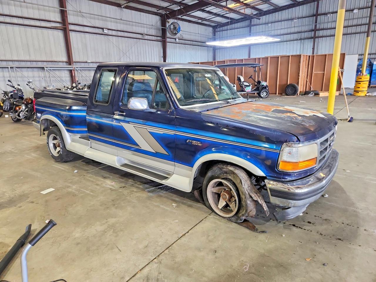 1995 Ford F150 Blue vin: 1FTEX15N9SKB61417