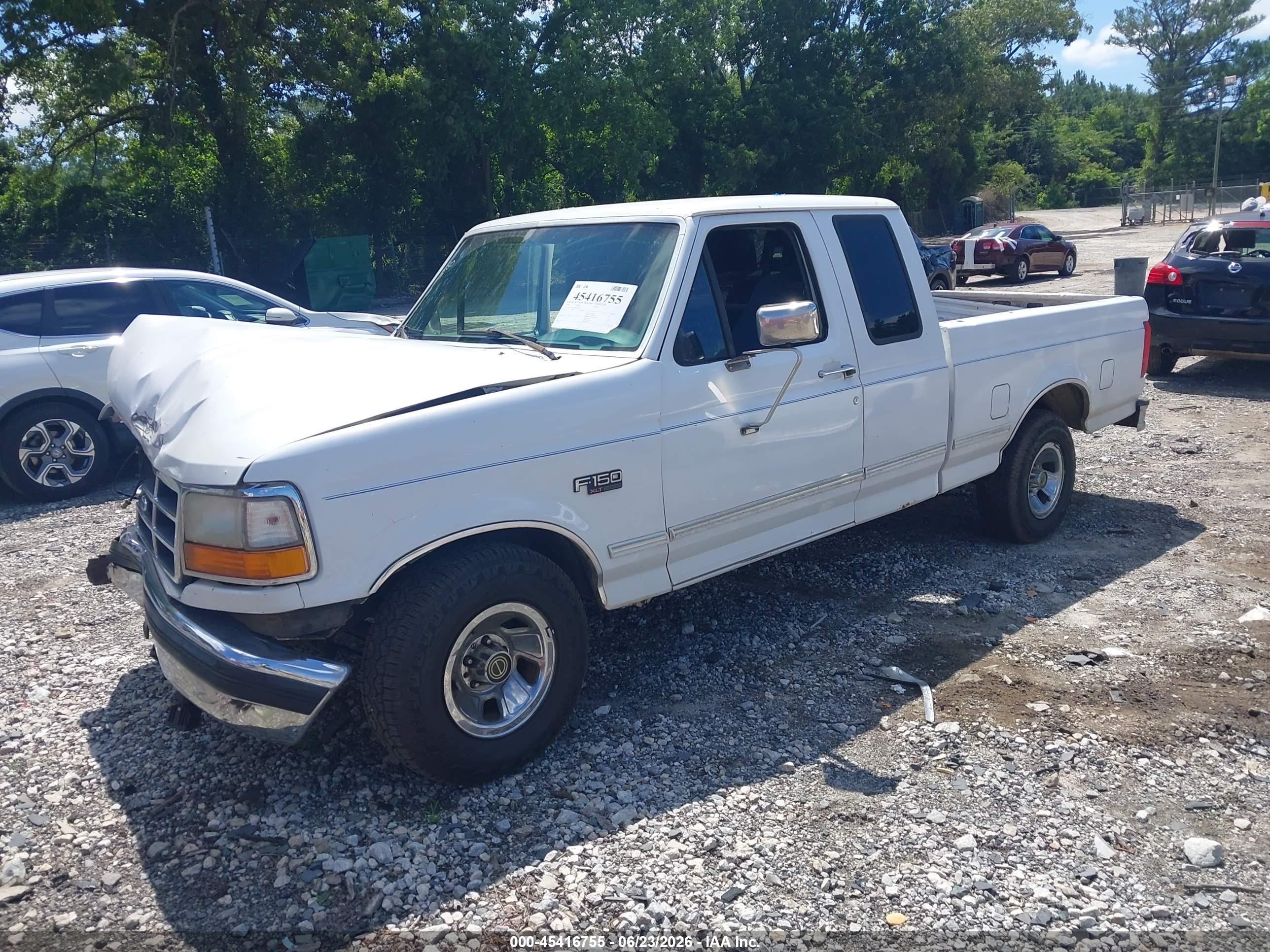1996 Ford F150   White vin: 1FTEX15N9TKA30117