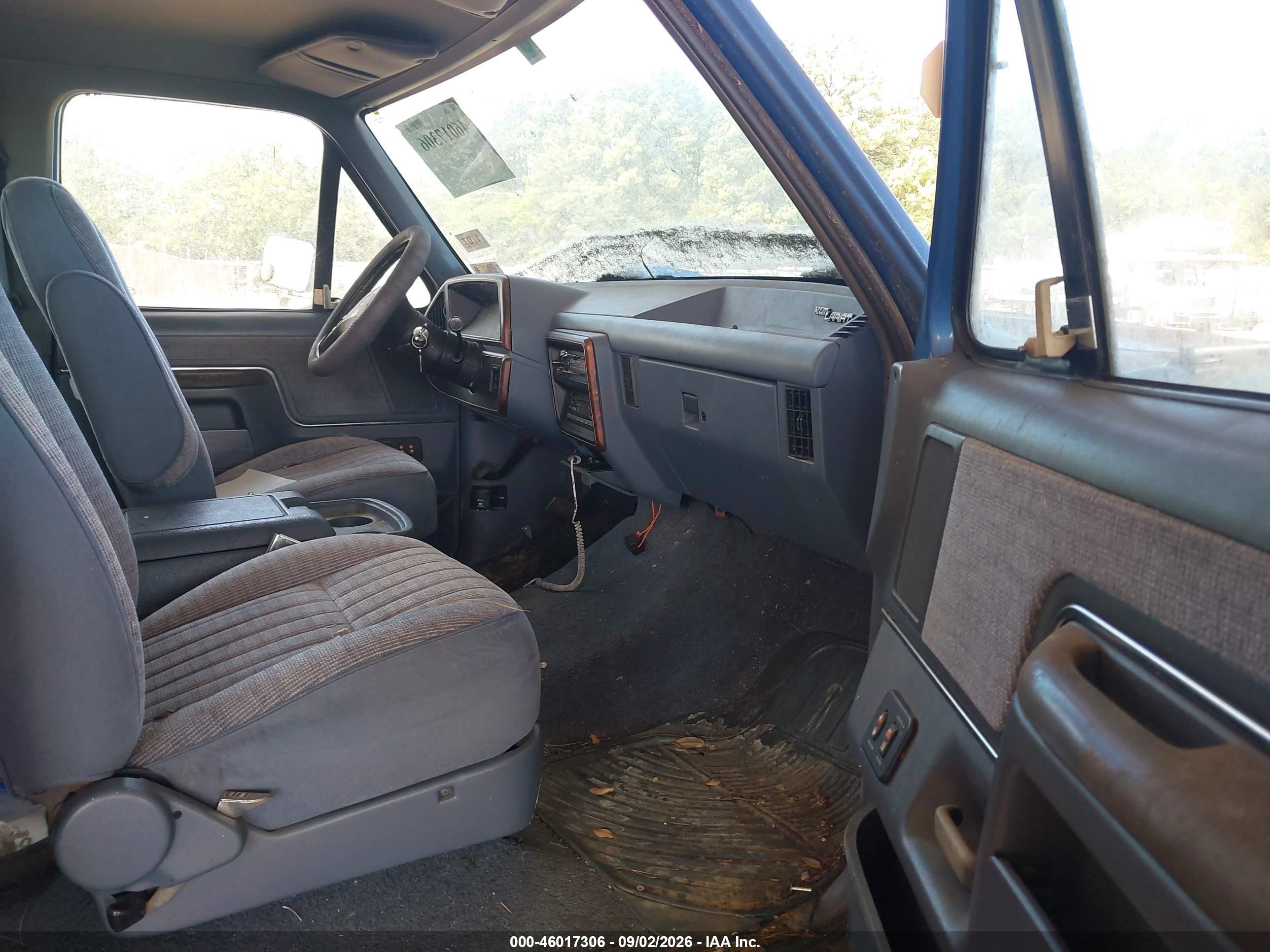 1990 Ford F150   Blue vin: 1FTEX15NXLKB57703