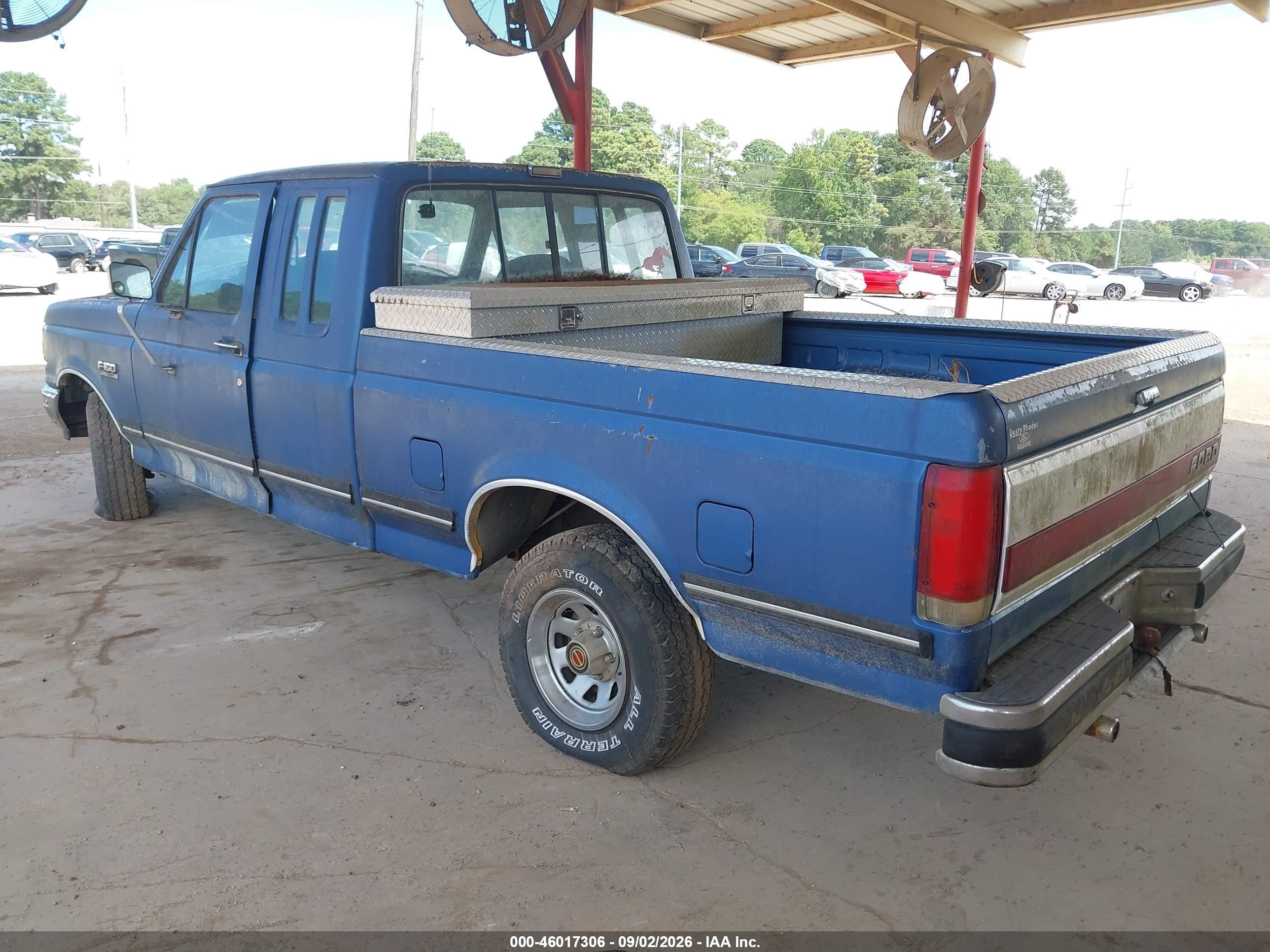 1990 Ford F150   Blue vin: 1FTEX15NXLKB57703