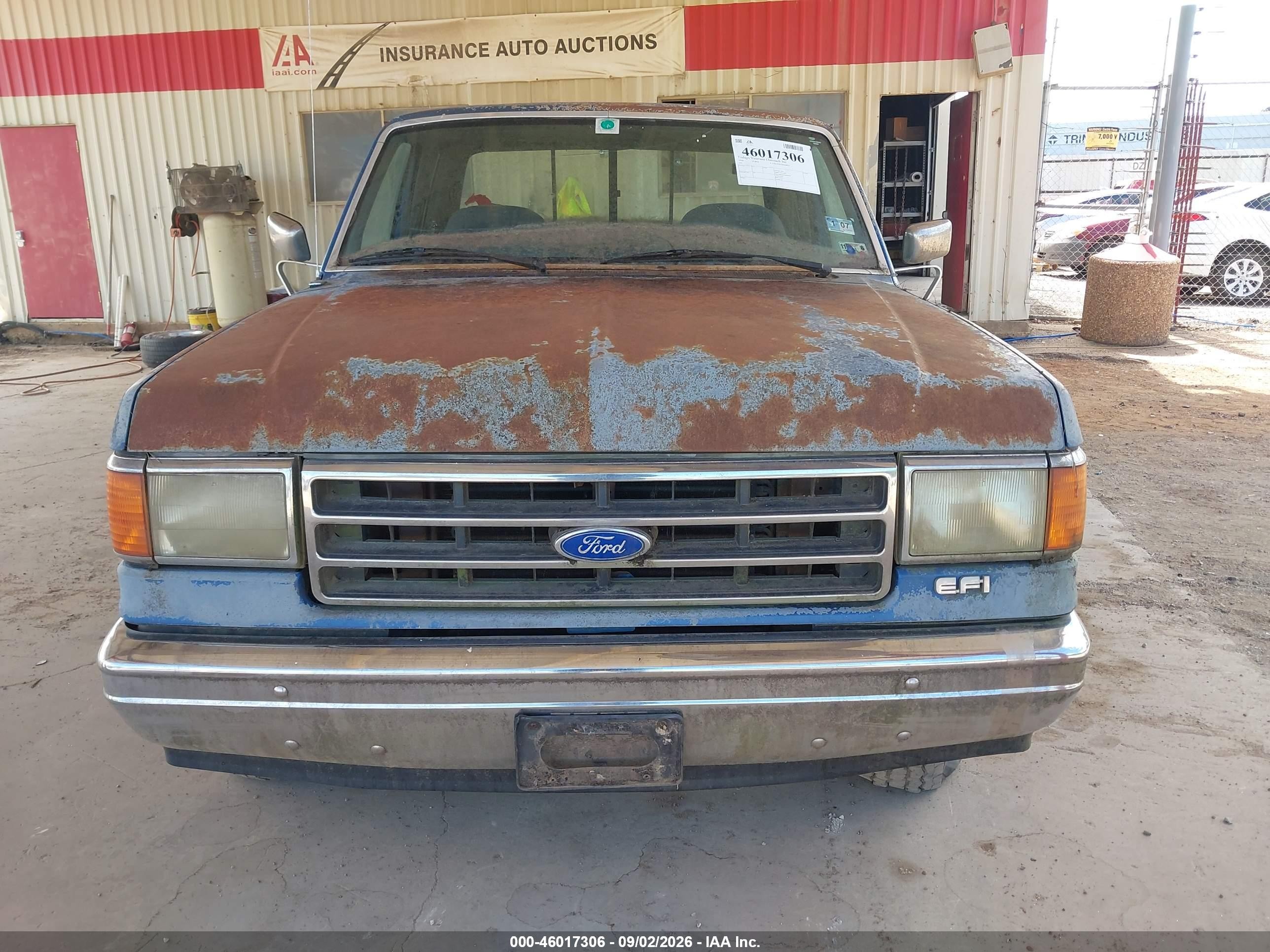1990 Ford F150   Blue vin: 1FTEX15NXLKB57703