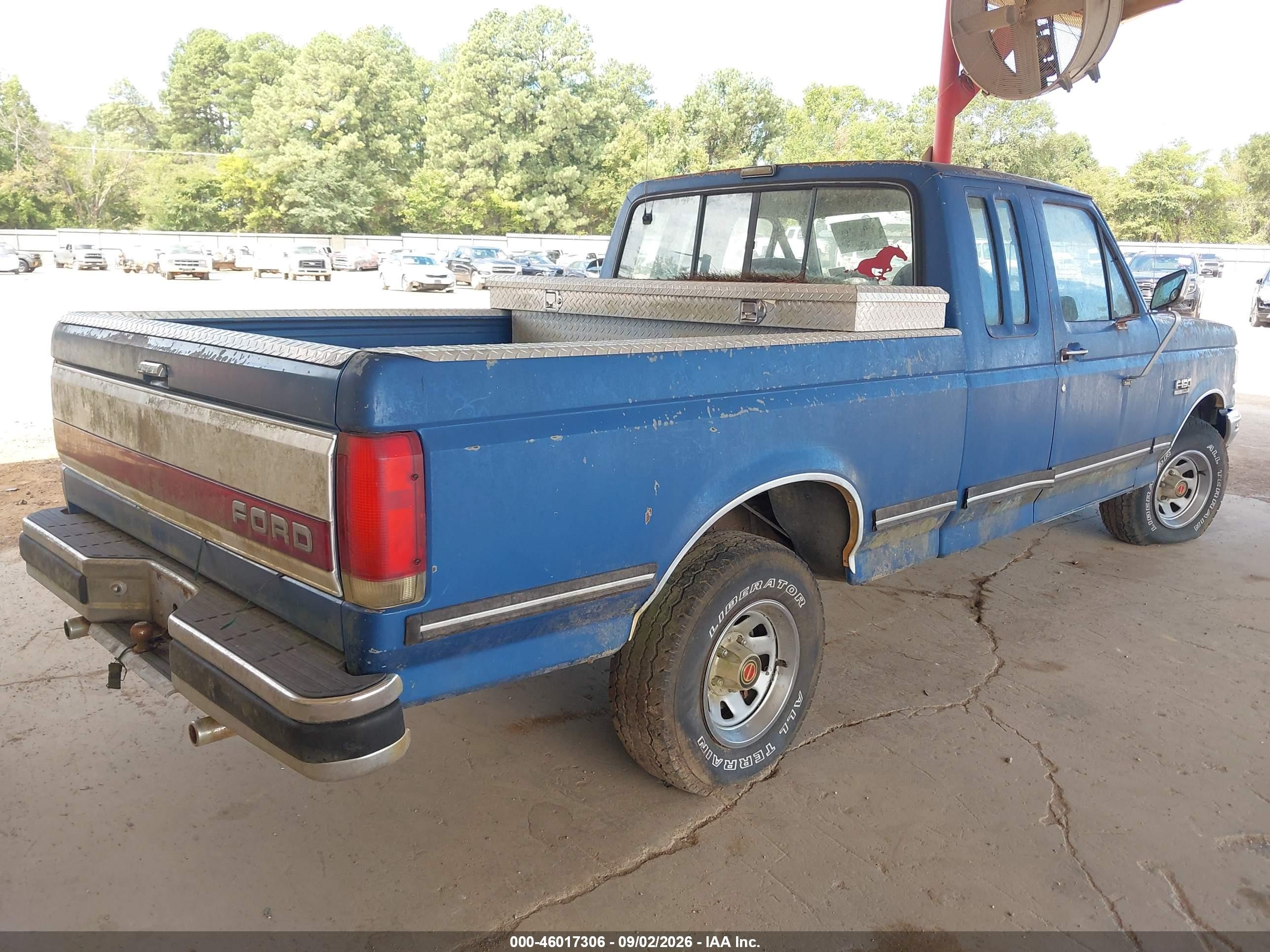 1990 Ford F150   Blue vin: 1FTEX15NXLKB57703