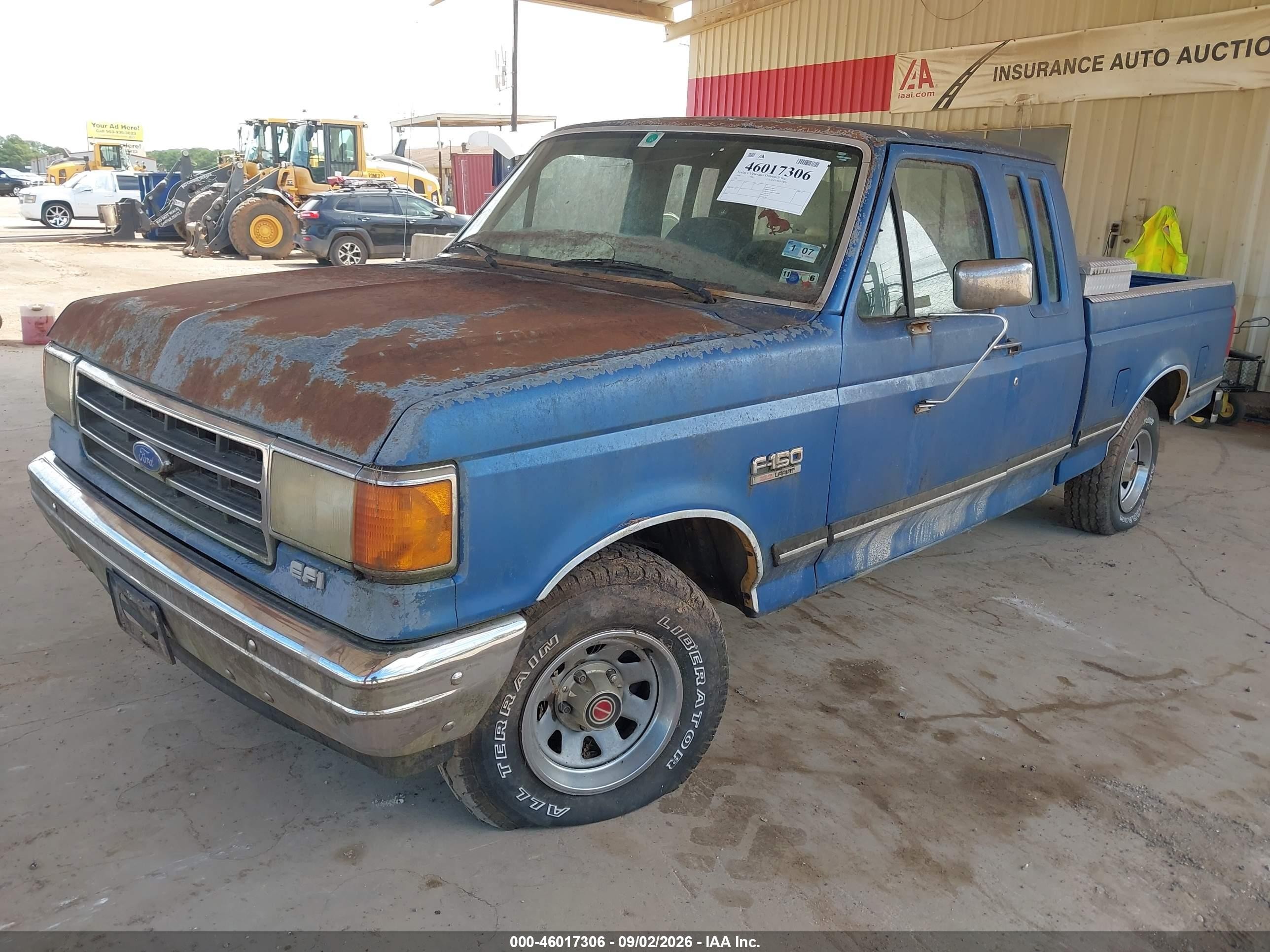 1990 Ford F150   Blue vin: 1FTEX15NXLKB57703