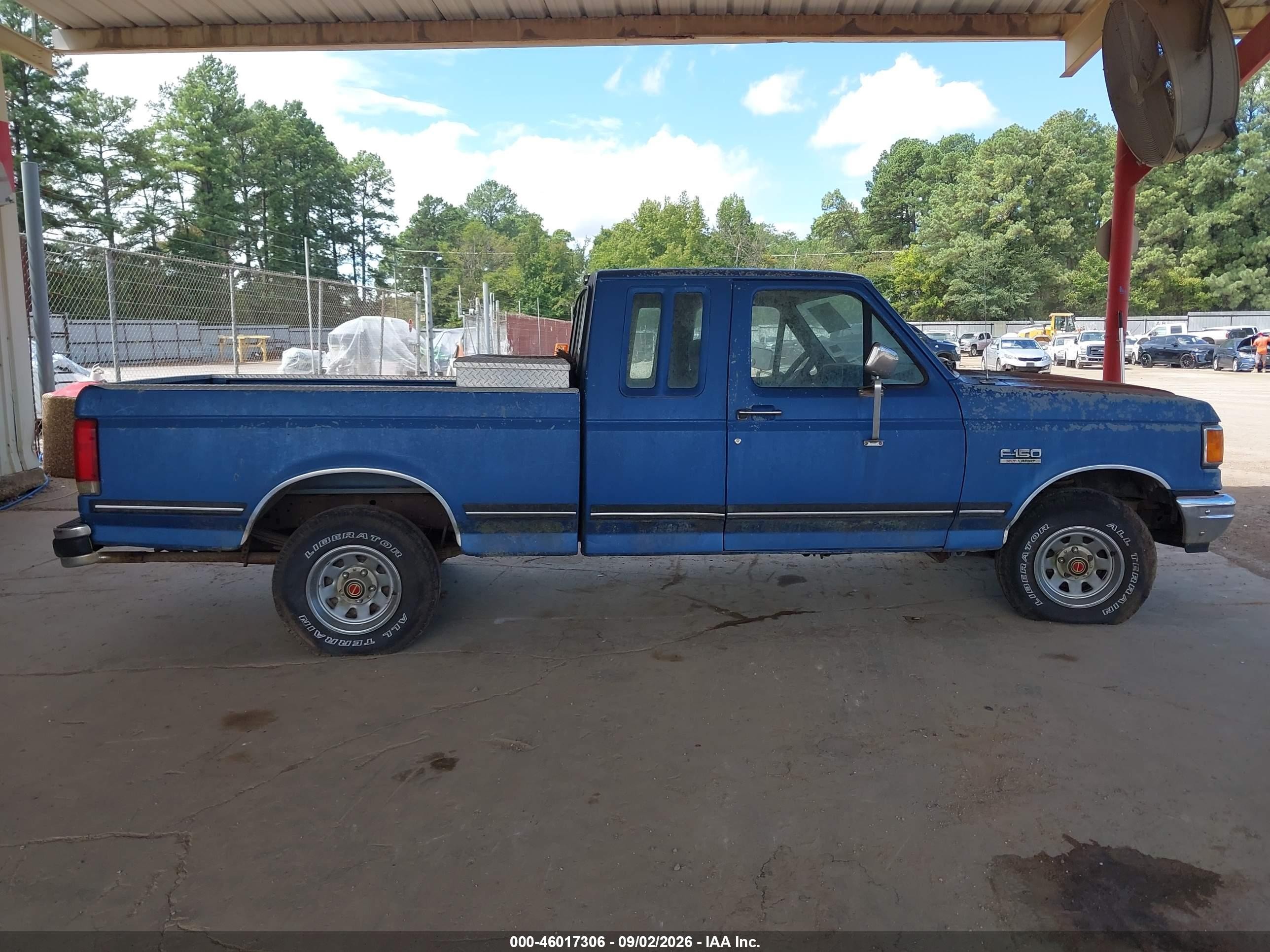 1990 Ford F150   Blue vin: 1FTEX15NXLKB57703