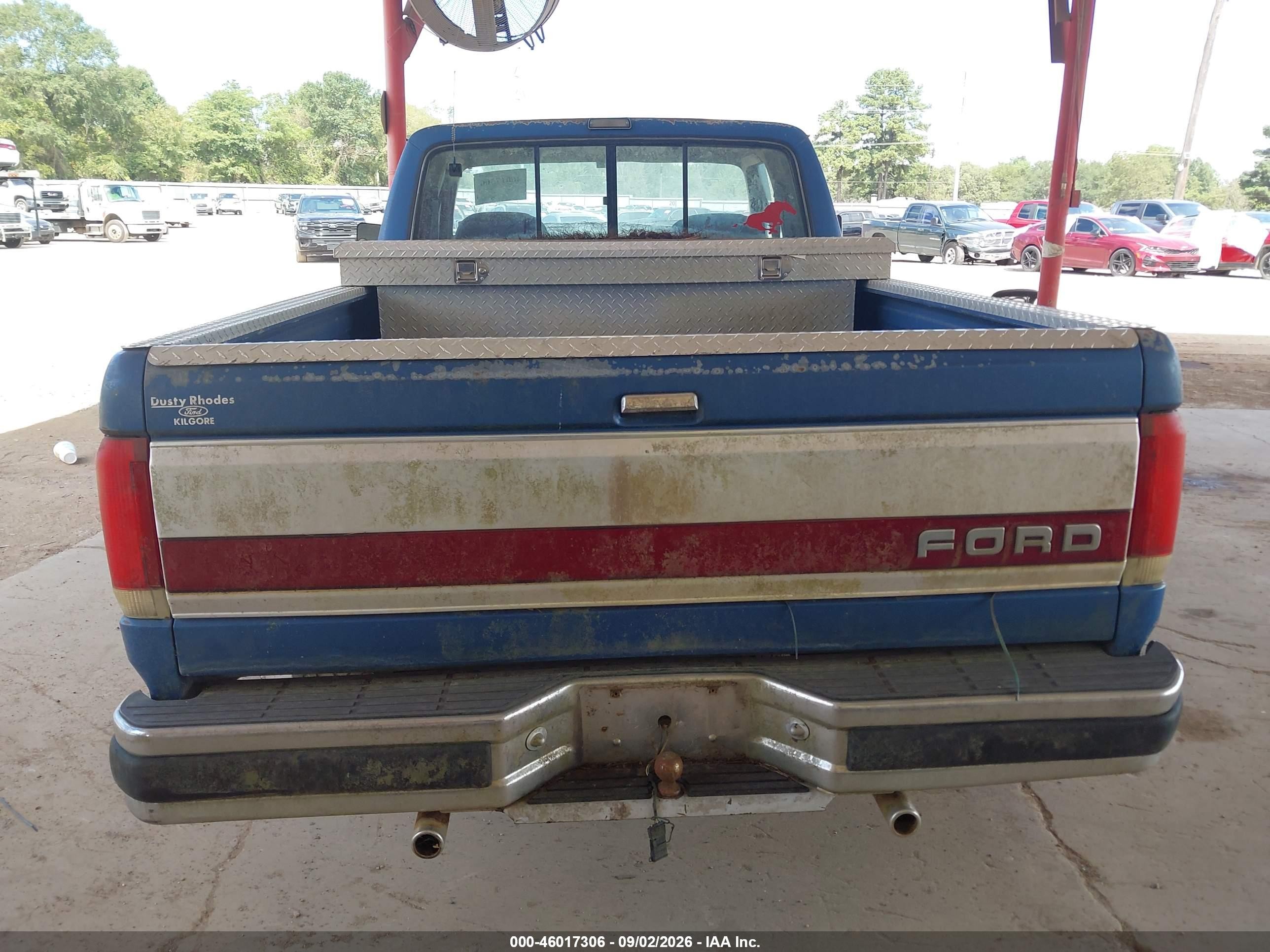 1990 Ford F150   Blue vin: 1FTEX15NXLKB57703