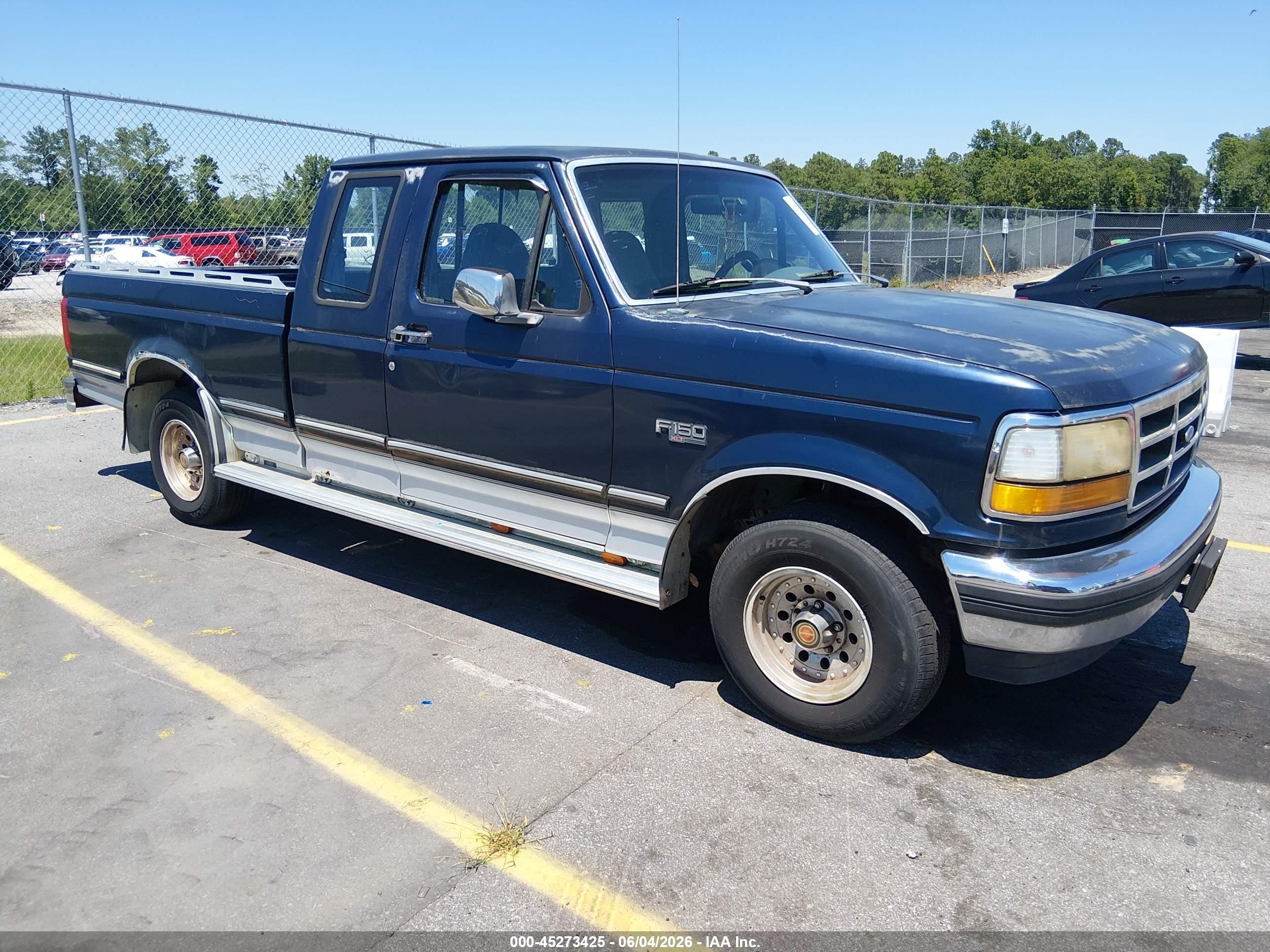 1993 Ford F150   Blue vin: 1FTEX15NXPKA47899