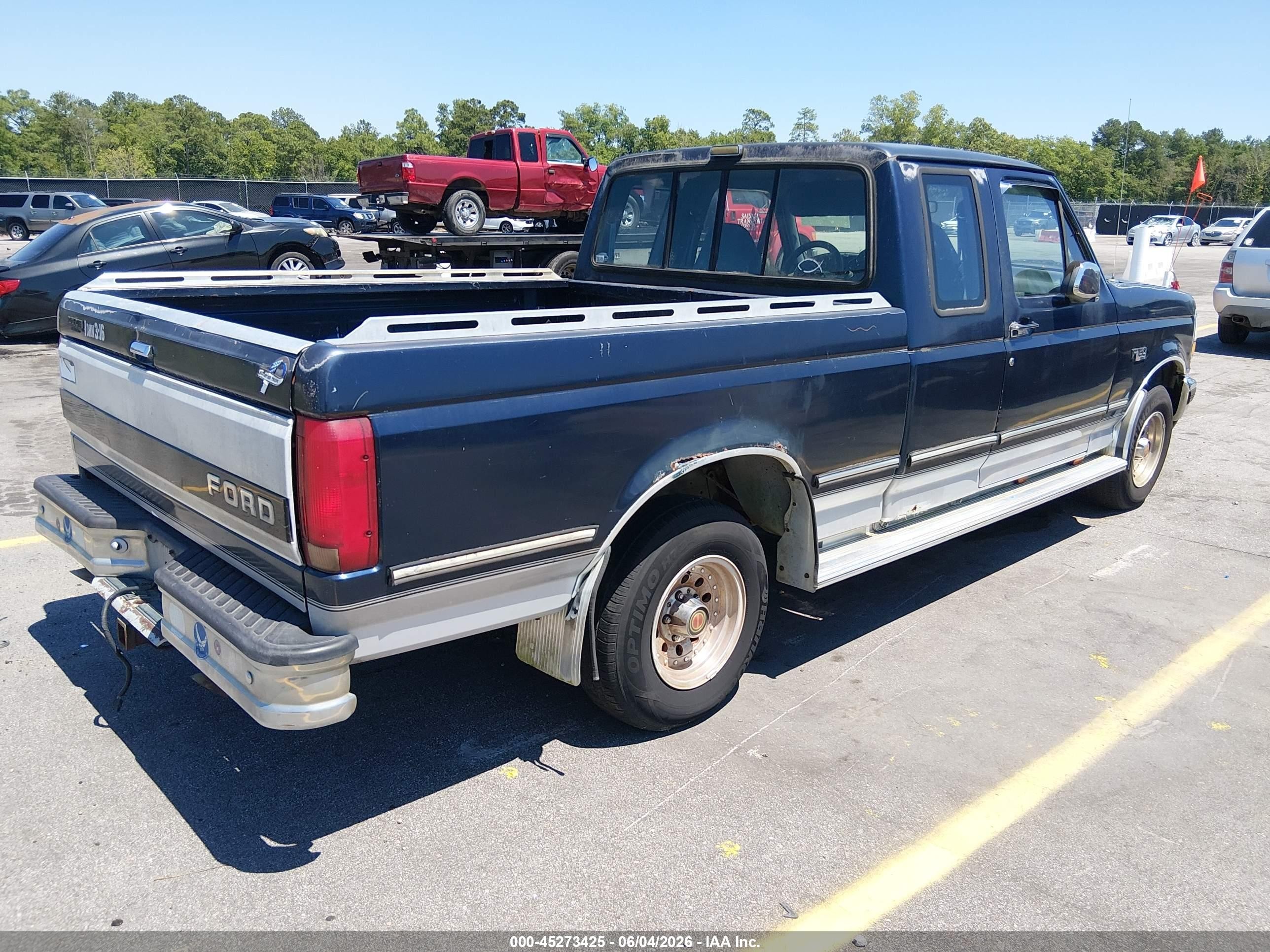 1993 Ford F150   Blue vin: 1FTEX15NXPKA47899