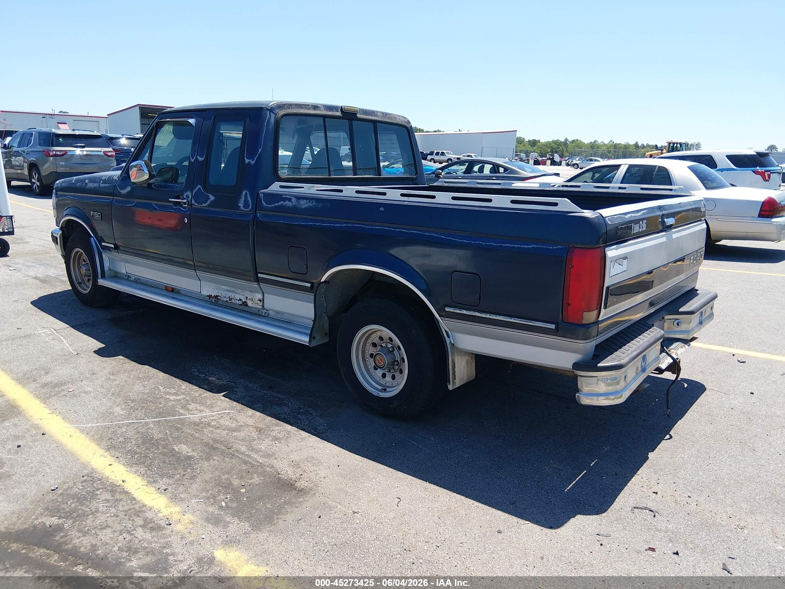 1993 Ford F150   Blue vin: 1FTEX15NXPKA47899