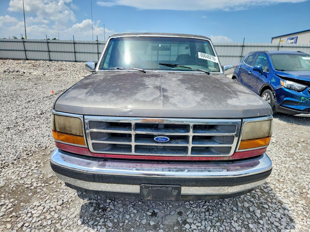 1993 Ford F150 Gray vin: 1FTEX15NXPKB03937