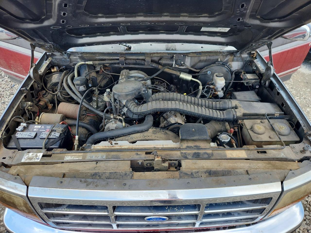 1993 Ford F150 Gray vin: 1FTEX15NXPKB03937