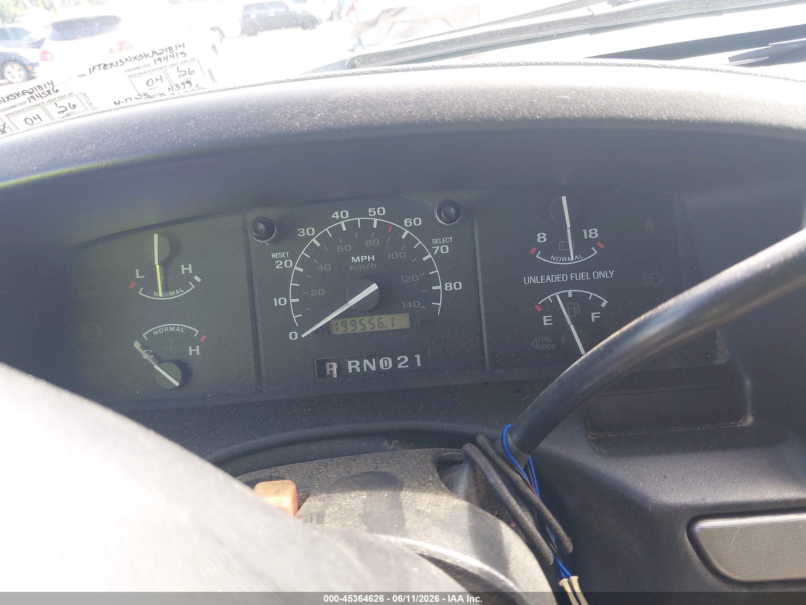 1995 Ford F150 Light Blue vin: 1FTEX15NXSKA21814