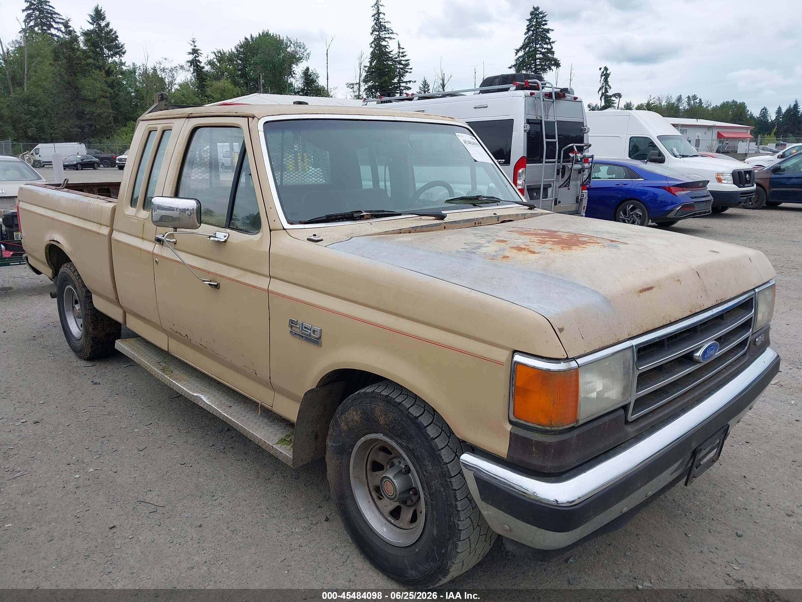 1988 Ford F150   Beige vin: 1FTEX15Y0JKA58119