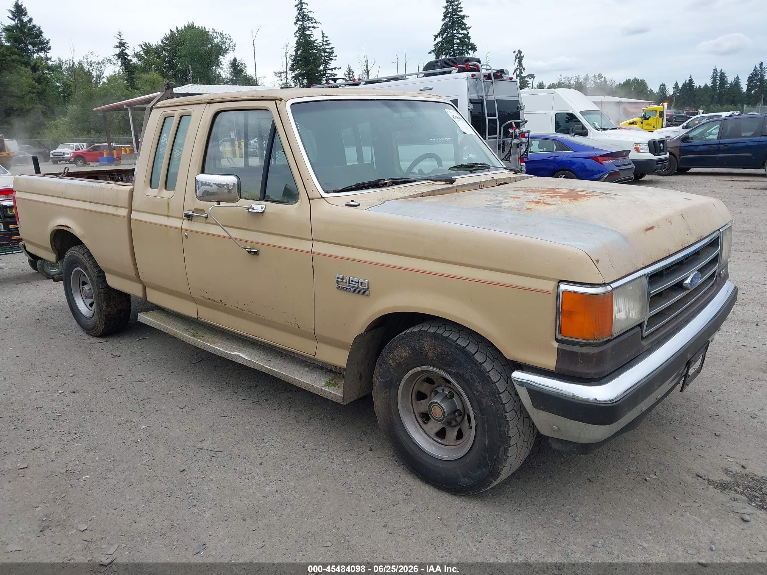 1988 Ford F150   Beige vin: 1FTEX15Y0JKA58119