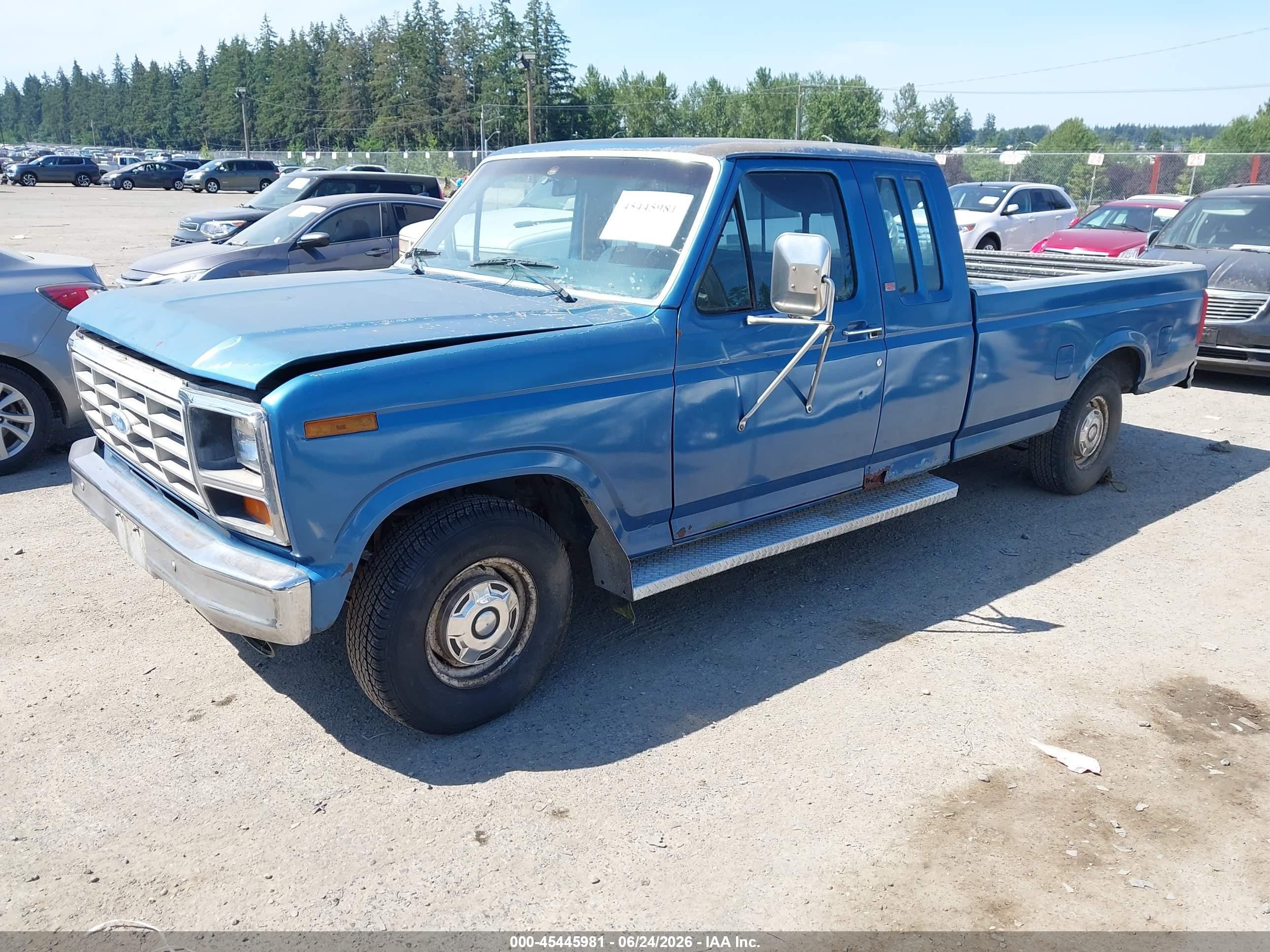 1985 Ford F150   Blue vin: 1FTEX15Y1FKA61280