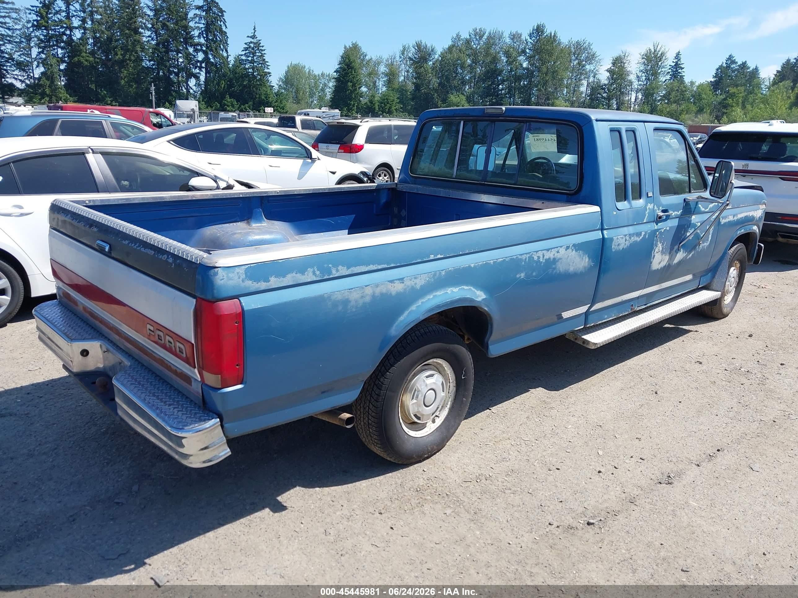 1985 Ford F150   Blue vin: 1FTEX15Y1FKA61280
