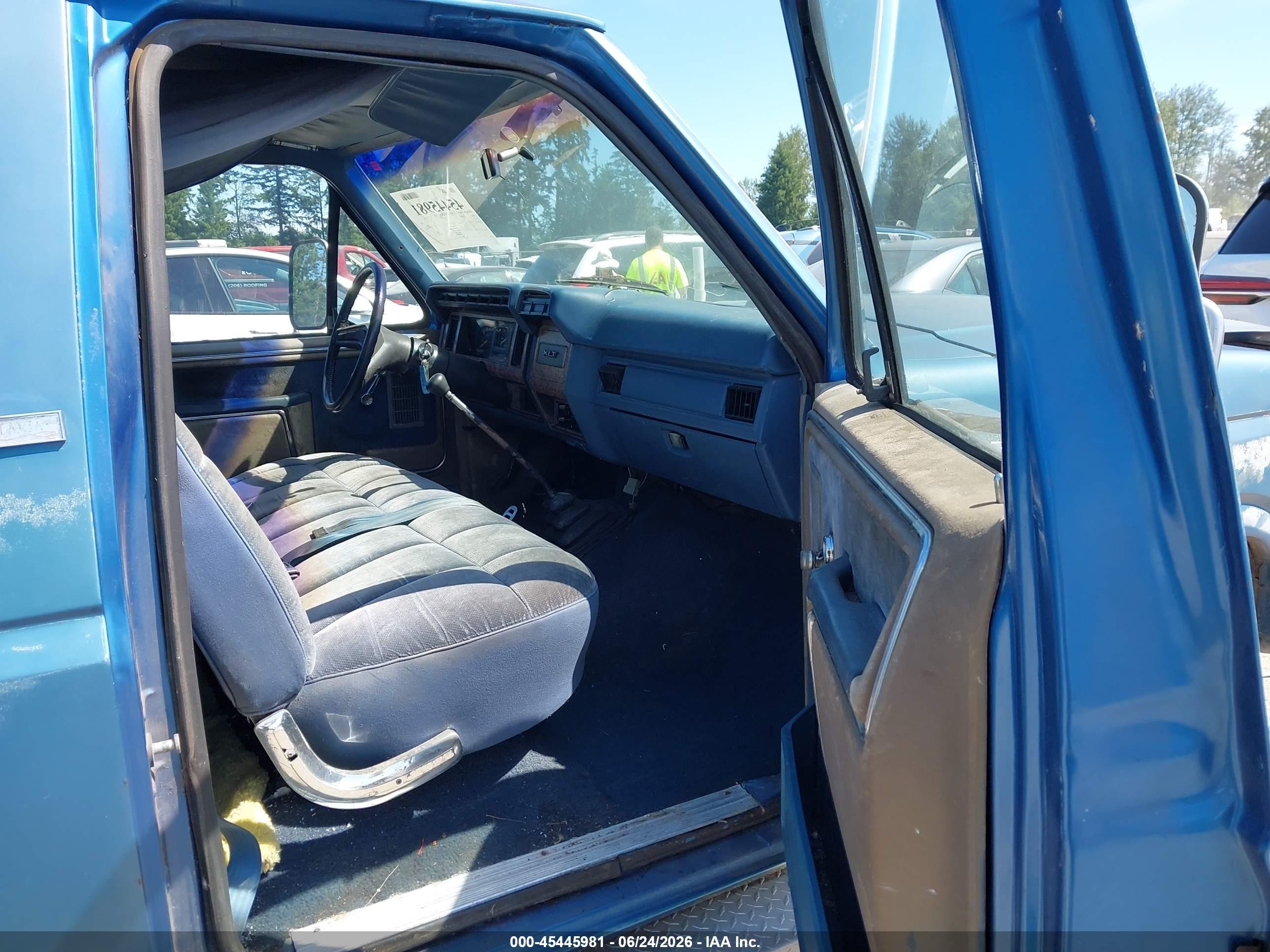 1985 Ford F150   Blue vin: 1FTEX15Y1FKA61280