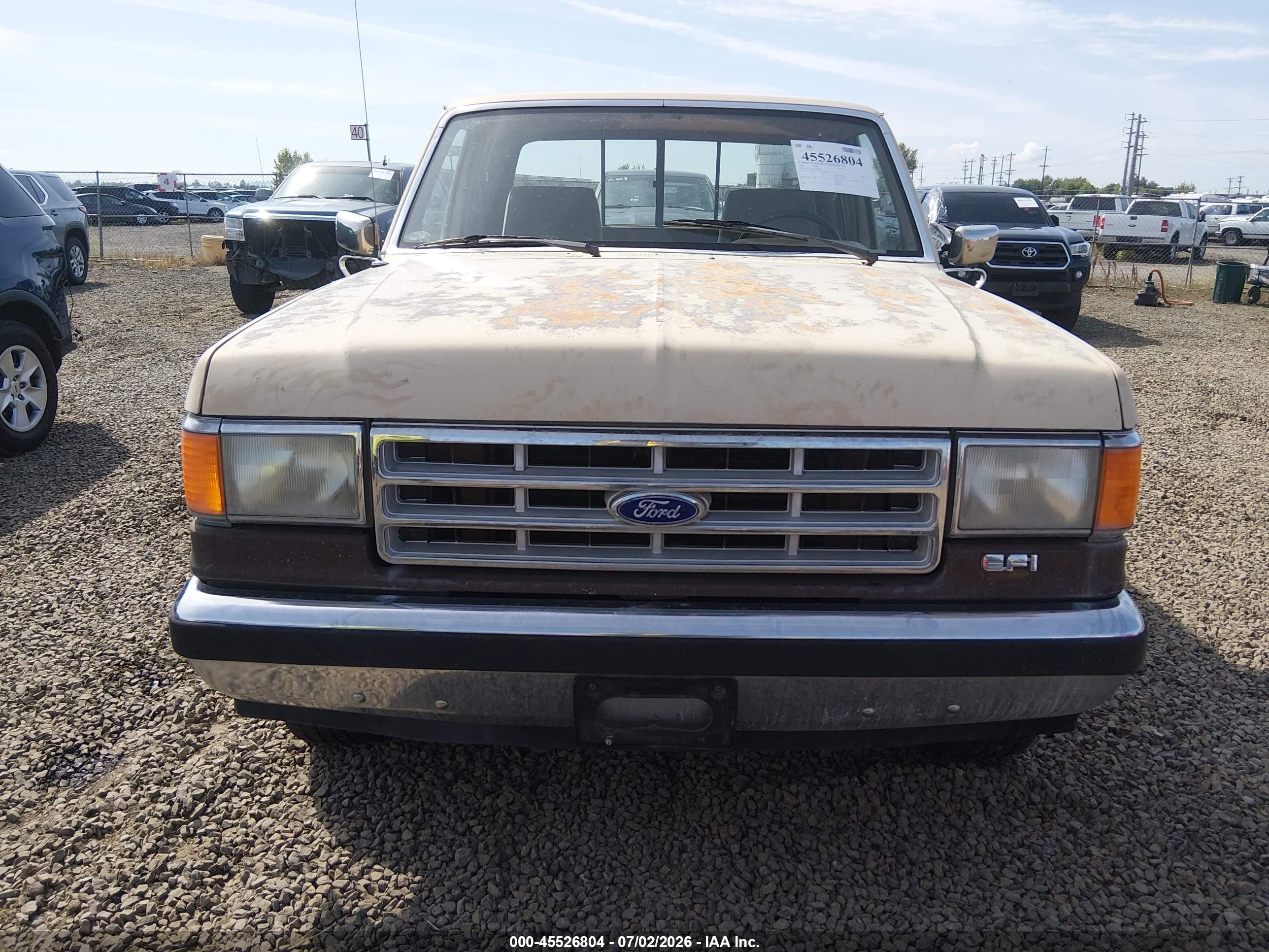 1988 Ford F150   Brown vin: 1FTEX15Y1JKB52400