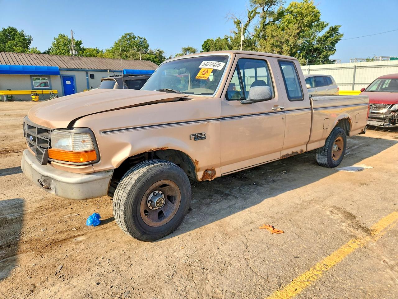 1996 Ford F150 Желто-коричневый vin: 1FTEX15Y1TKA09367