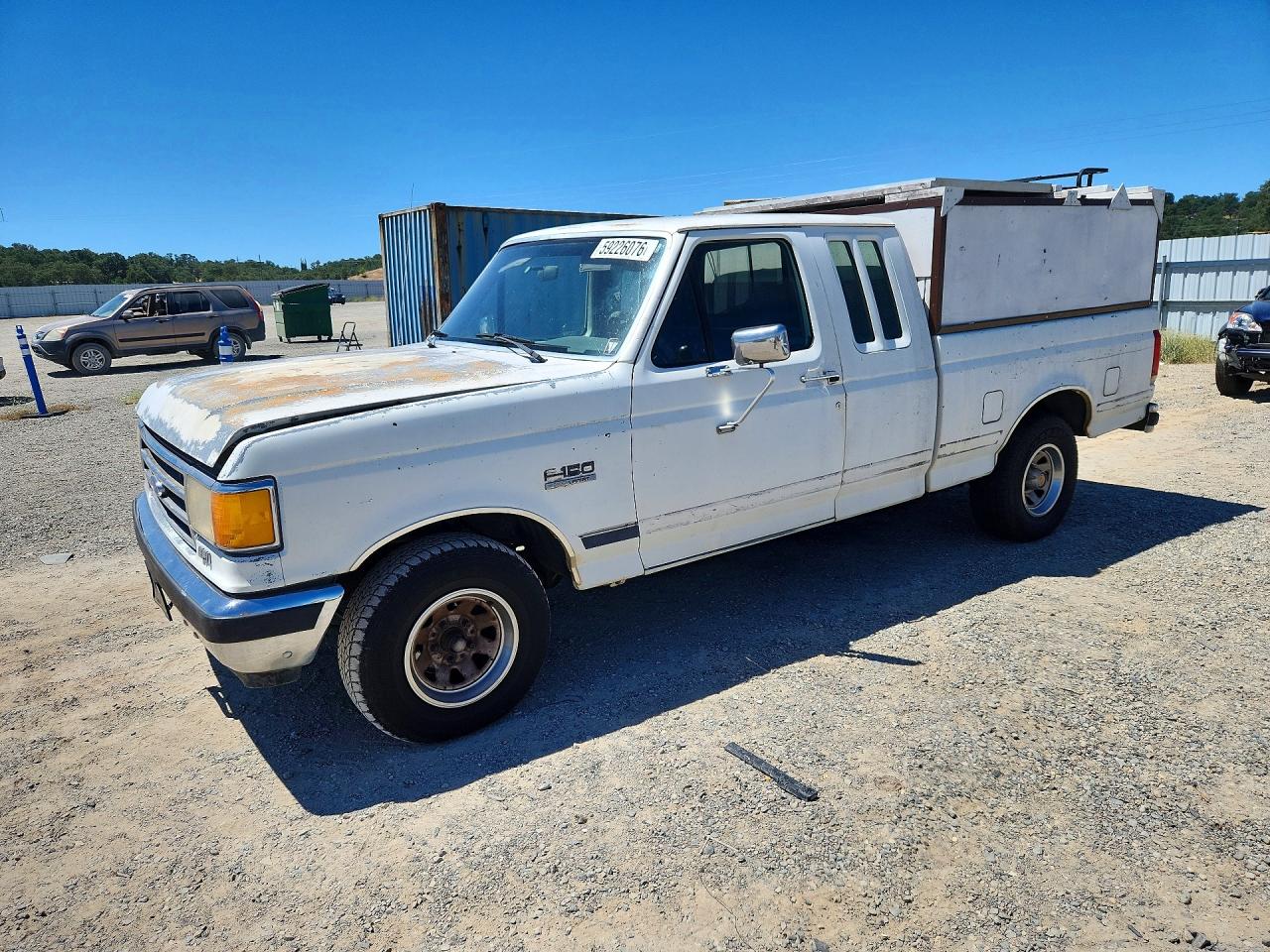1990 Ford F150 White vin: 1FTEX15Y3LKA39681