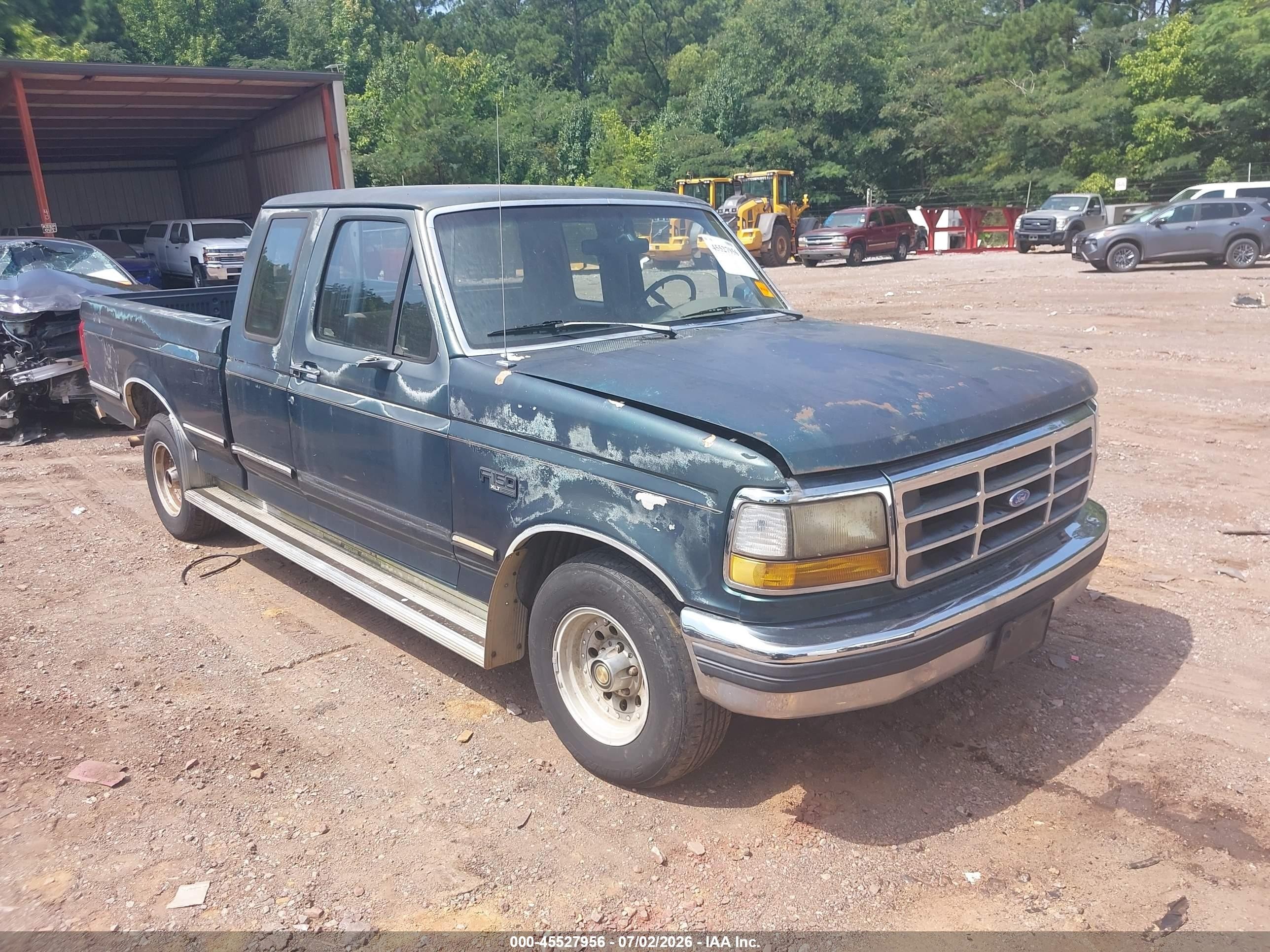 1993 Ford F150   Зеленый vin: 1FTEX15Y3PKB47031