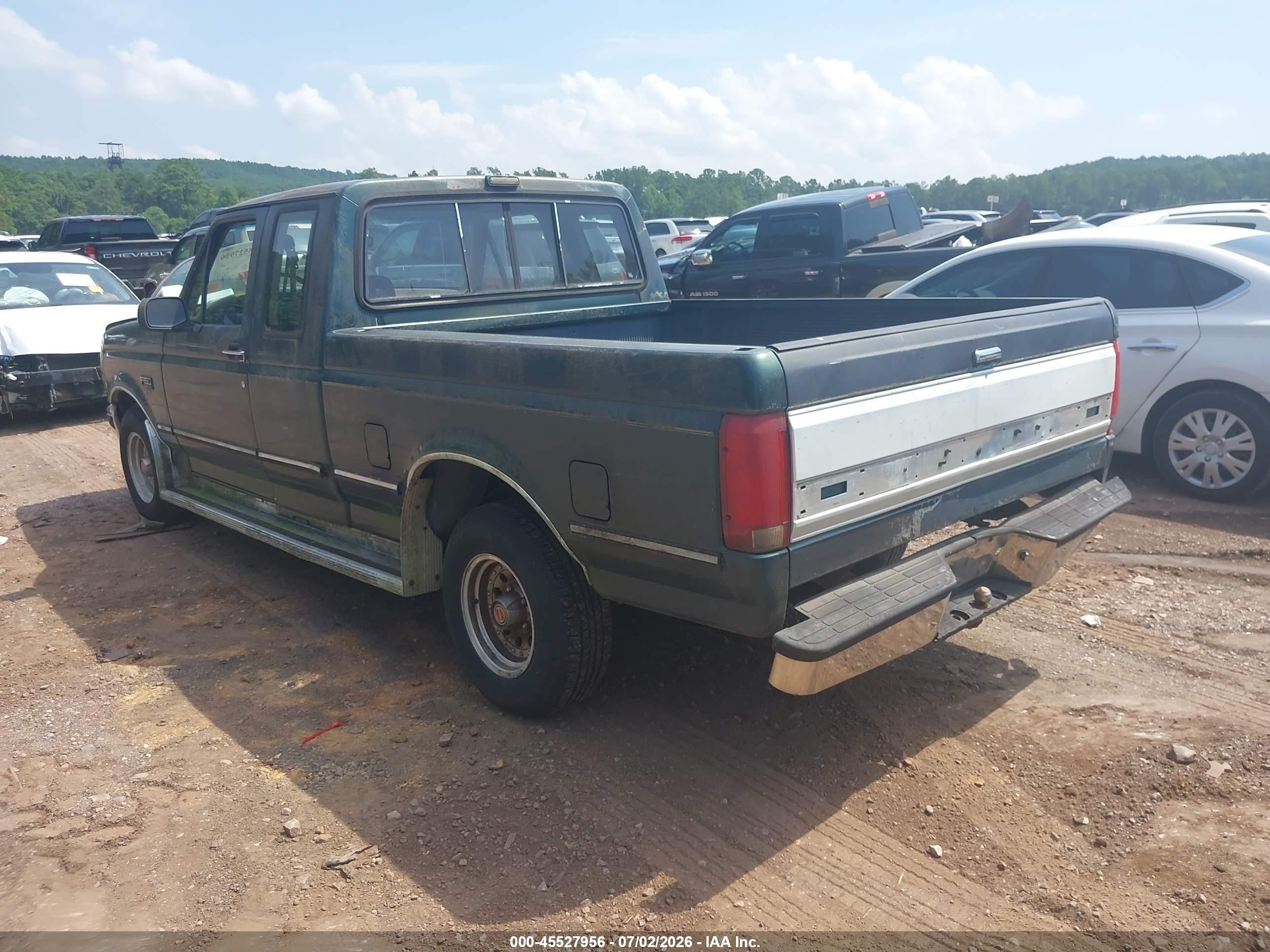 1993 Ford F150   Зеленый vin: 1FTEX15Y3PKB47031