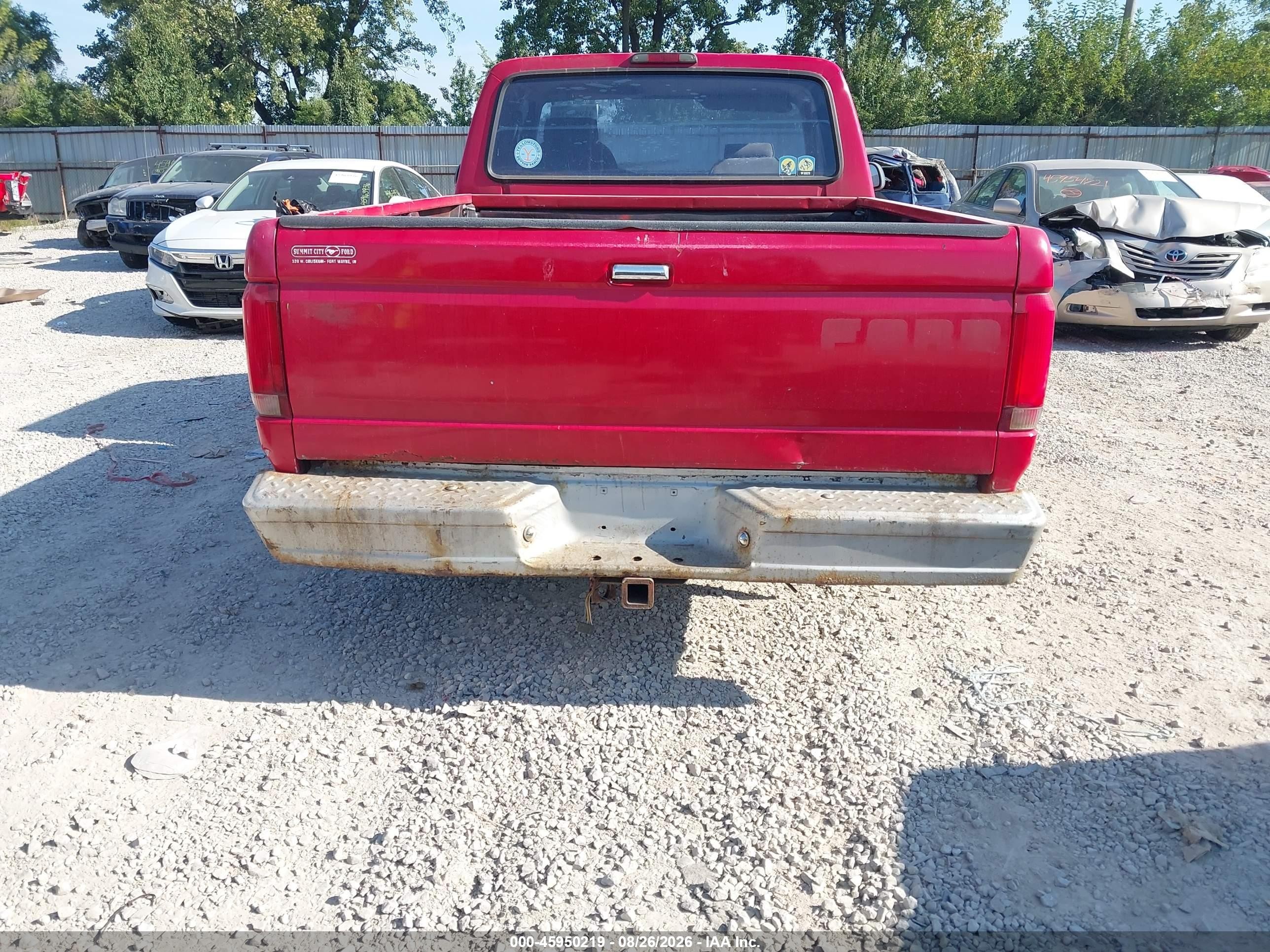 1995 Ford F150   Red vin: 1FTEX15Y4SKB81634