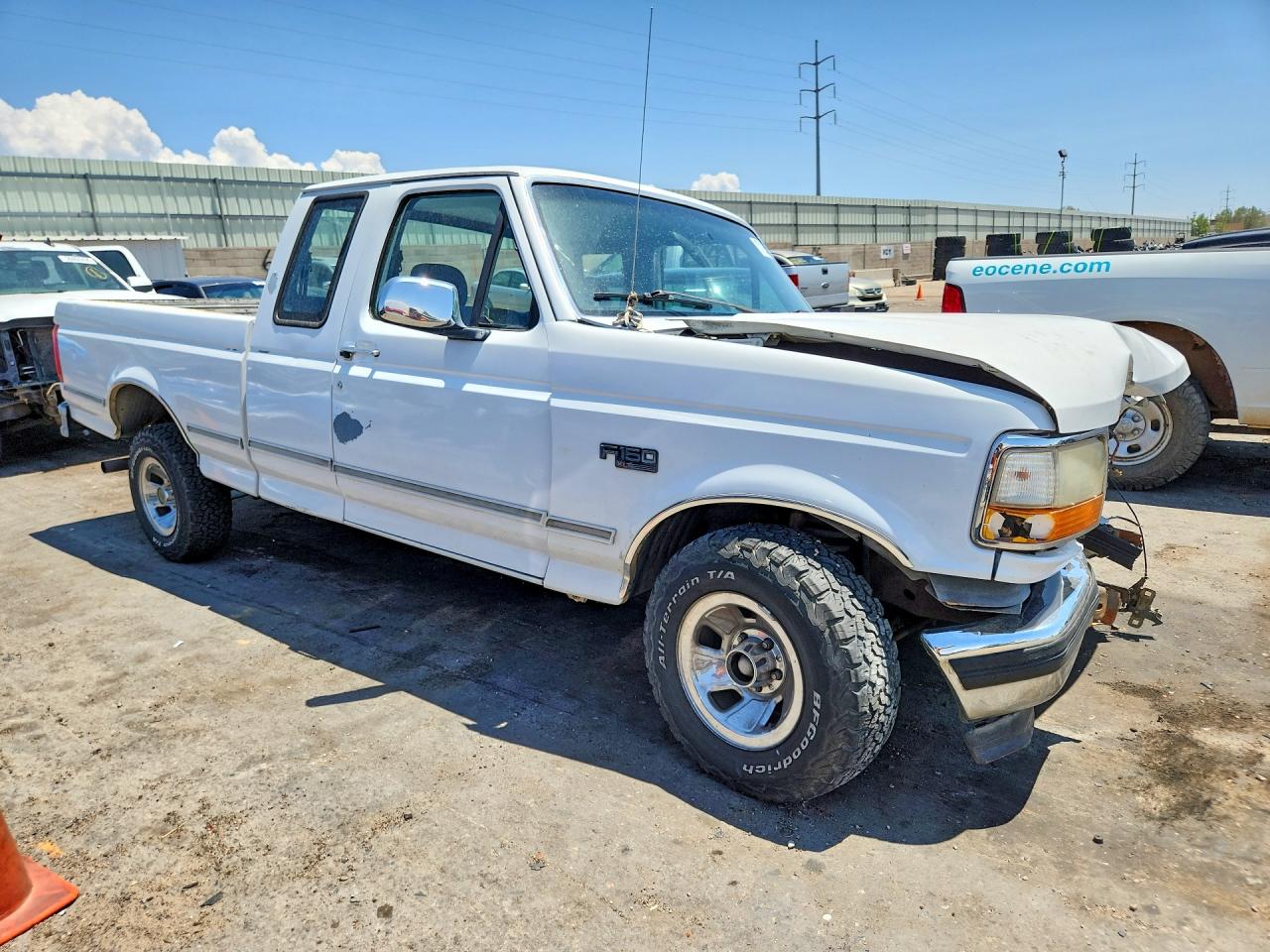 1995 Ford F150 White vin: 1FTEX15Y5SKB47525