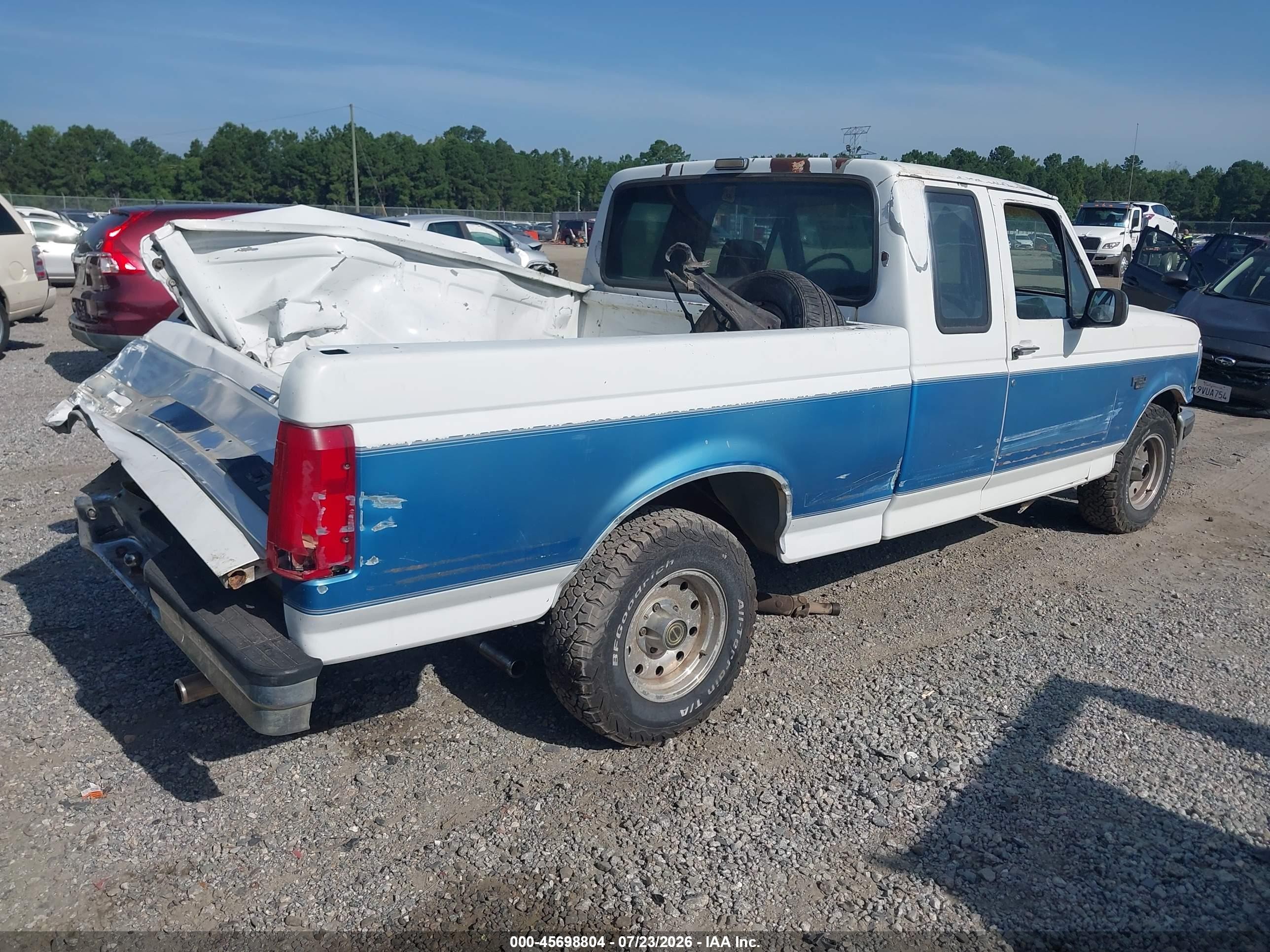 1993 Ford F150   Белый vin: 1FTEX15Y7PKA02235
