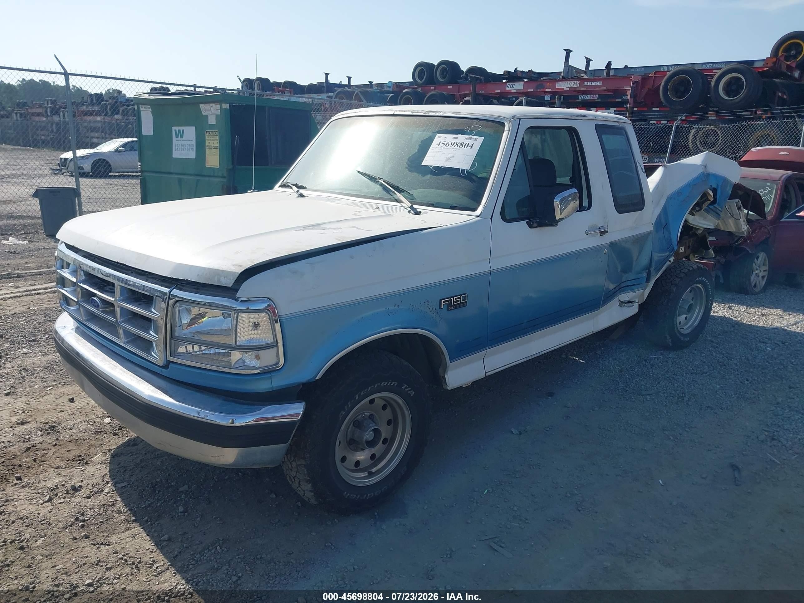 1993 Ford F150   Белый vin: 1FTEX15Y7PKA02235