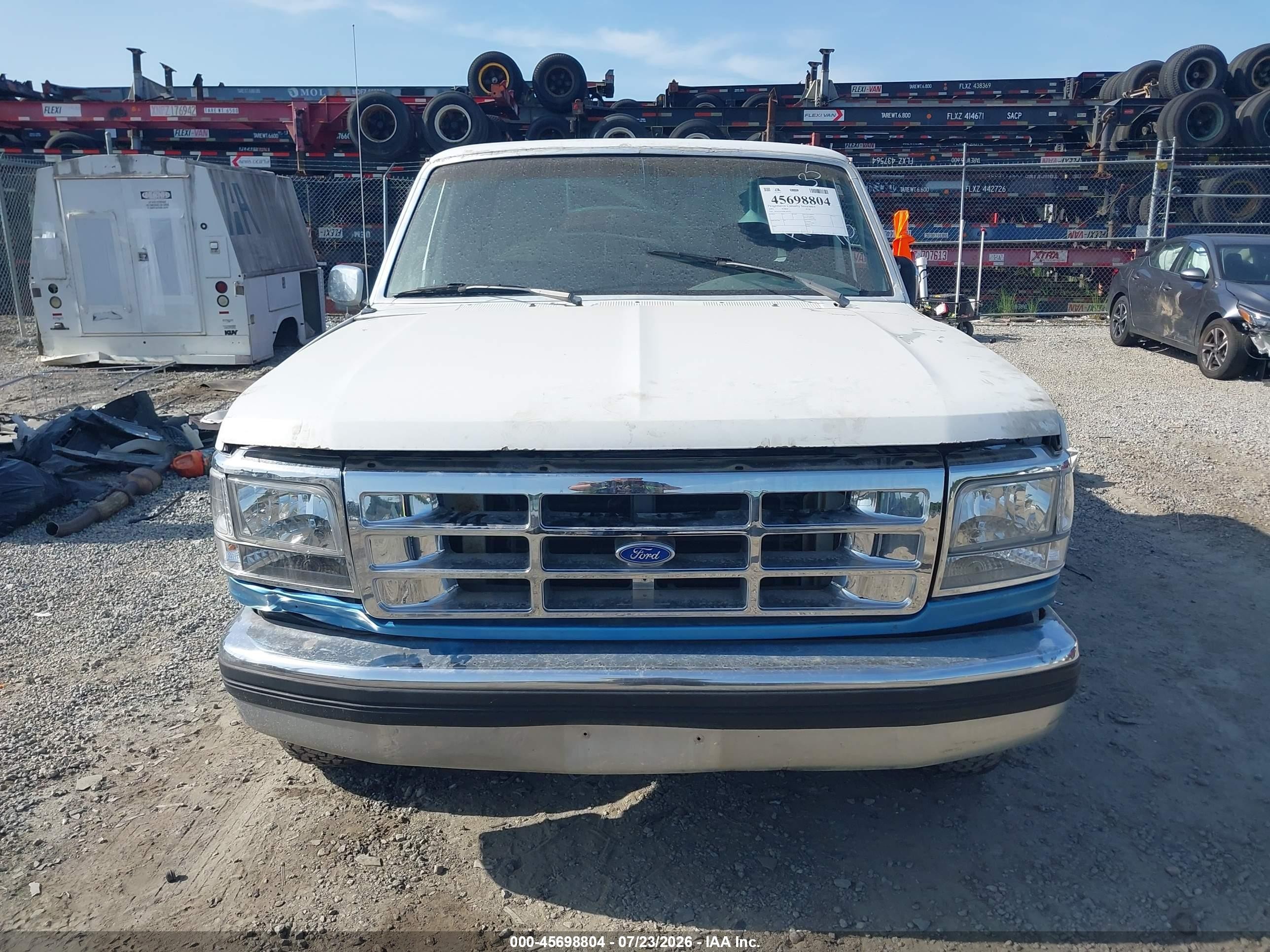 1993 Ford F150   Белый vin: 1FTEX15Y7PKA02235