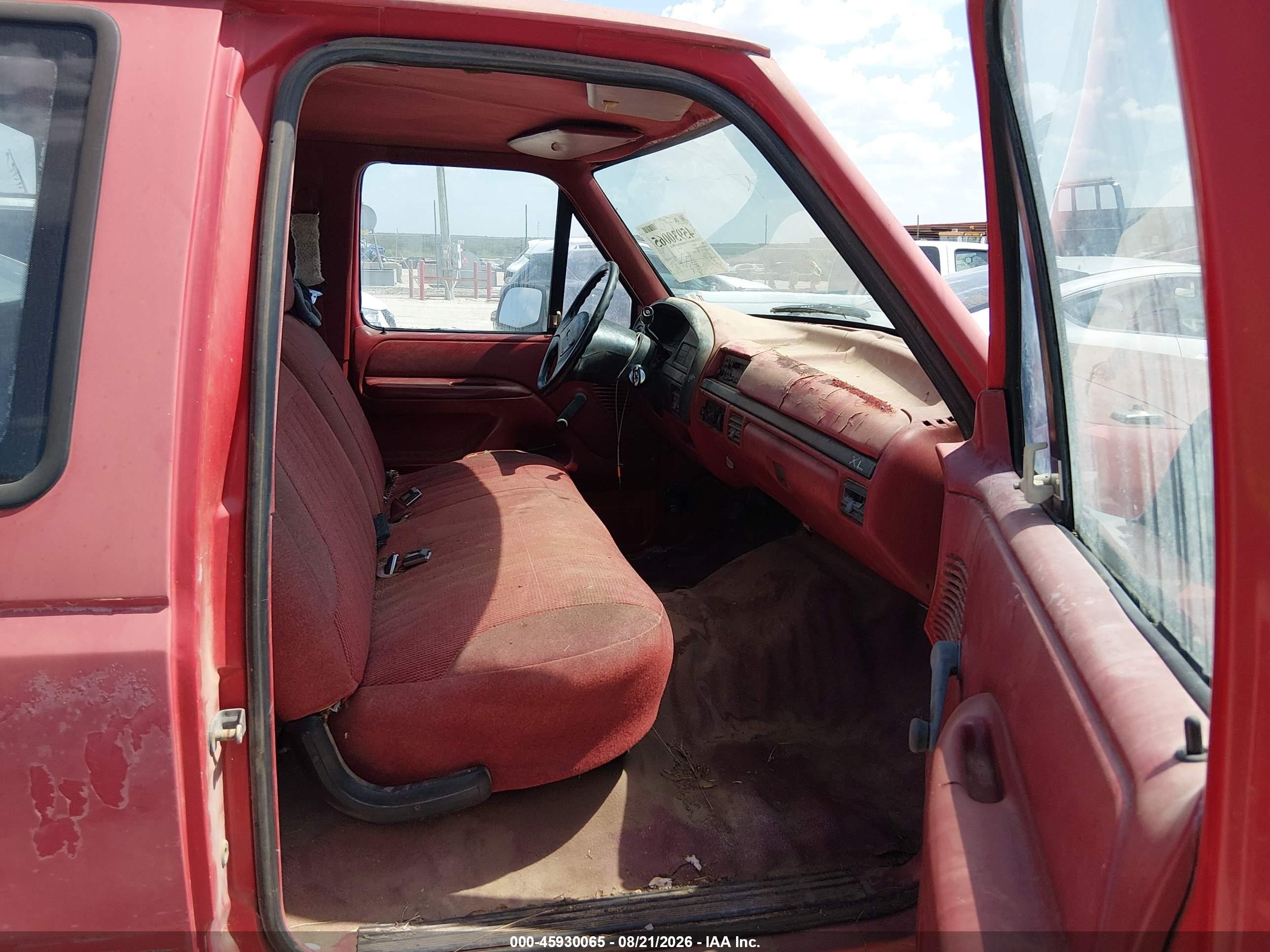 1993 Ford F150   Red vin: 1FTEX15Y9PKB60947